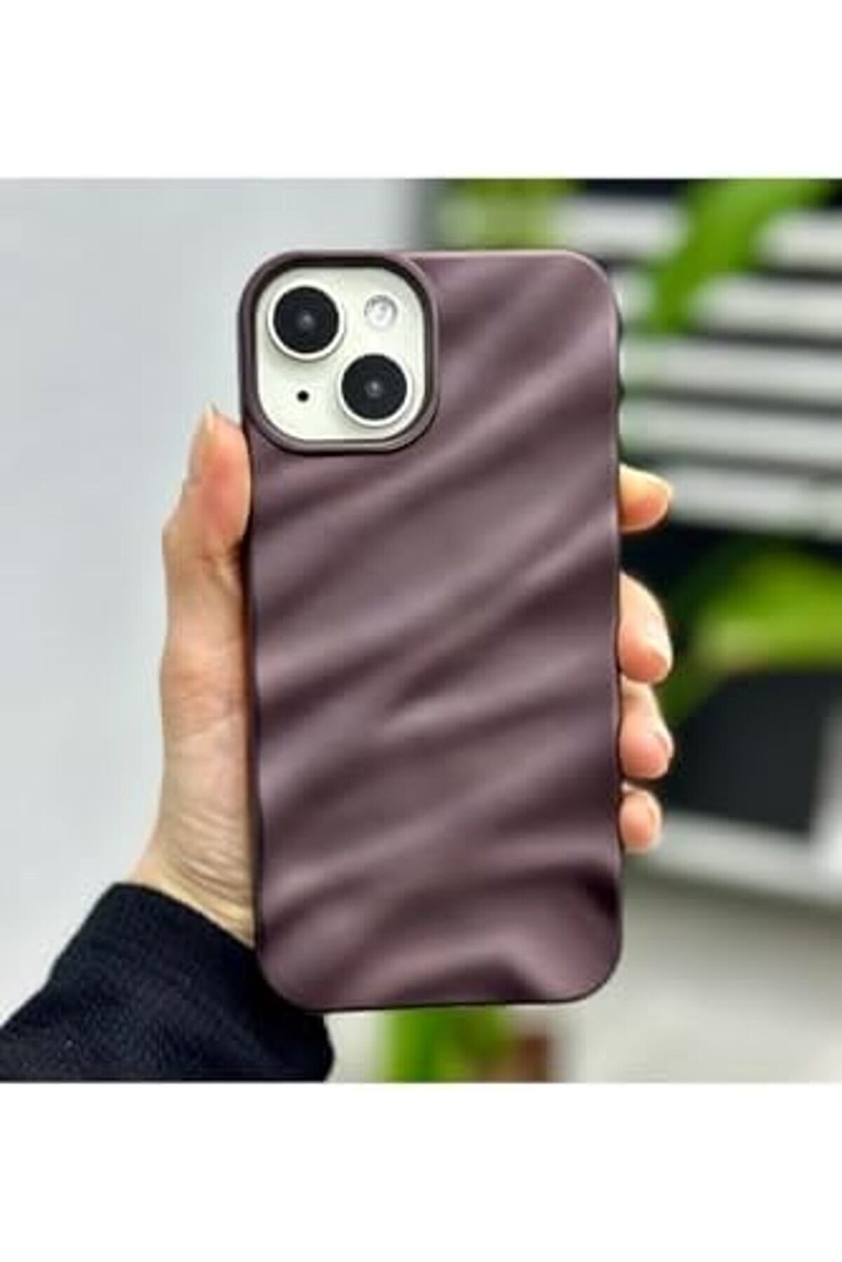 Aksesuar 13-14 Ve 15 İle Uyumlu 3D W Kabartma Mat Si̇li̇kon Kılıf 1014773