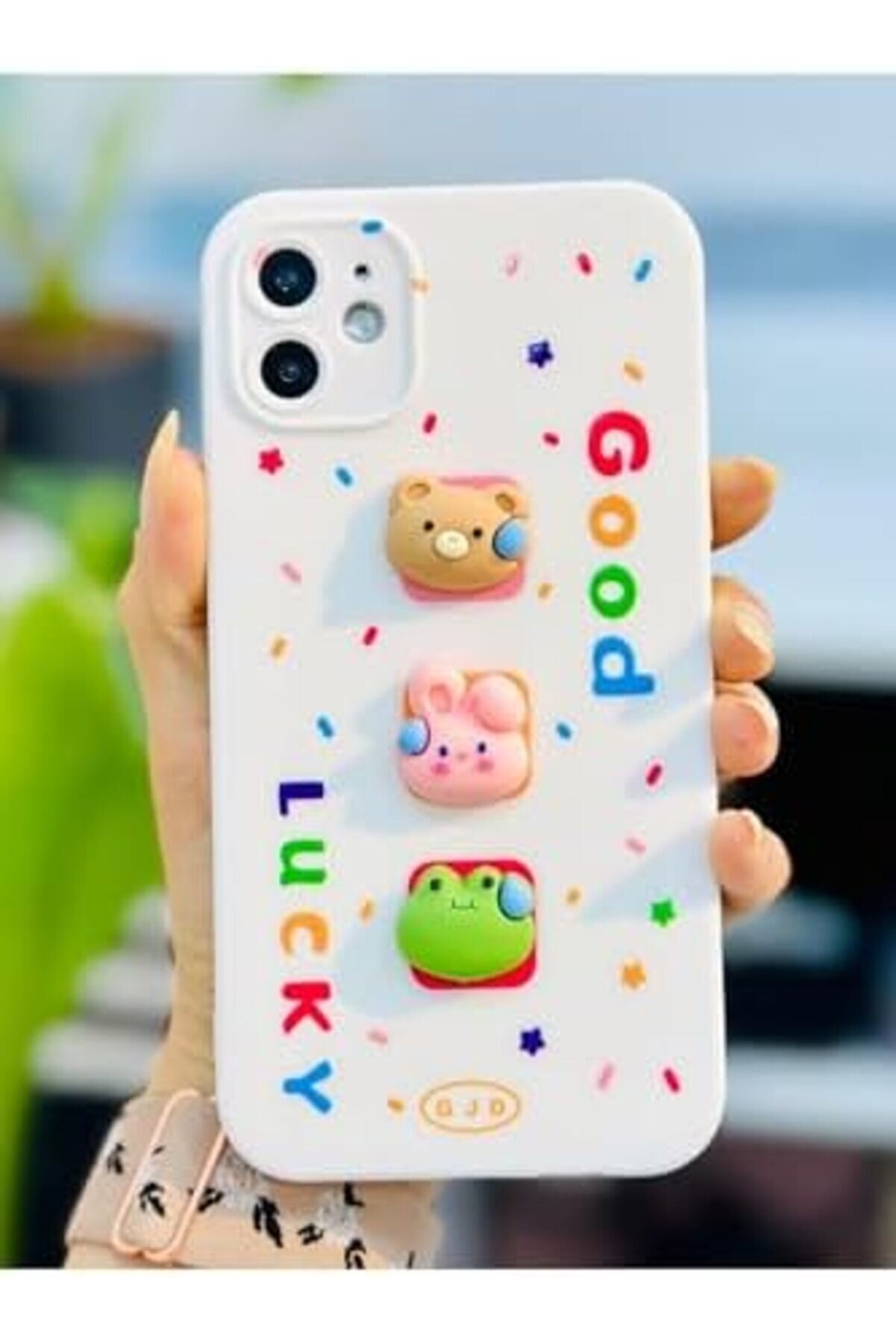 Aksesuar 11 İle Uyumlu 3D Oyuncak Tasarımlı Yumuşak Si̇li̇kon Kılıf 1014773
