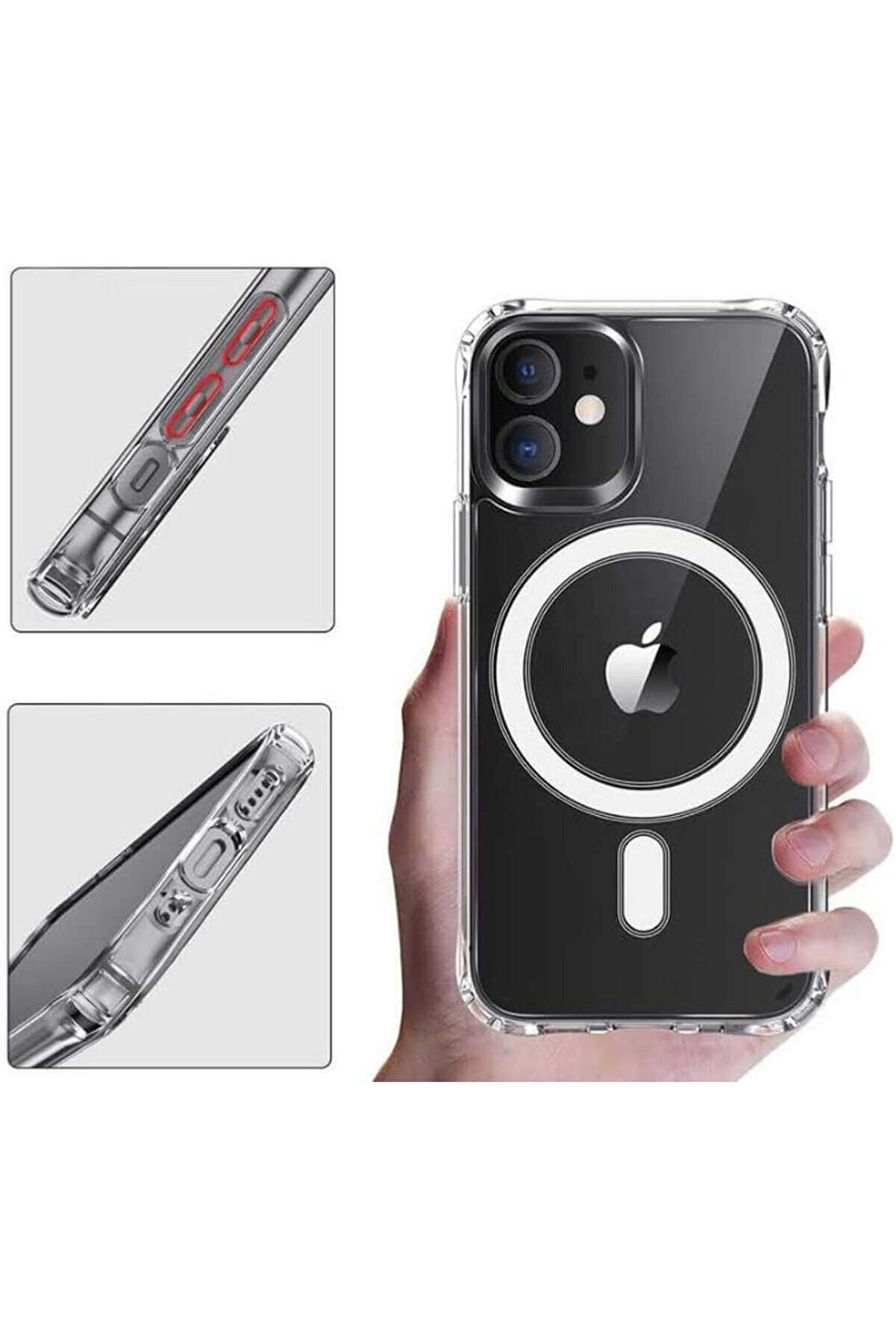 14 İçi̇n Özelli̇kli̇ Çok Şık Şeffaf Kılıf Full Koruma 1014773