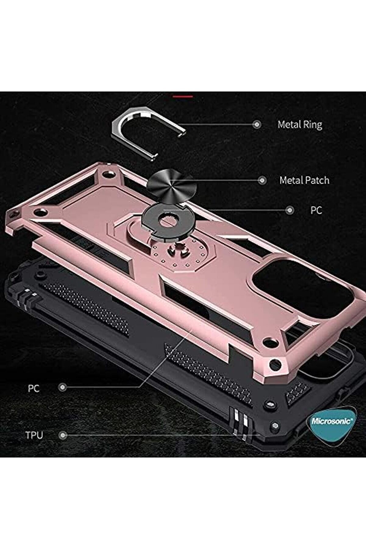 10S İçi̇n Kılıf Ri̇ng Holder [ 10S İle Uyumlu Kılıf - ] 1014773