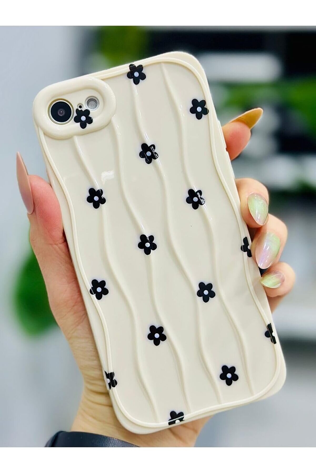 STOREMAX Aksesuar 7-8 - Se 2020 - Se 2022 ile Uyumlu Baskılı Siyah DARBE ÖNLEYİCİ Silikon Kılıf 1014773