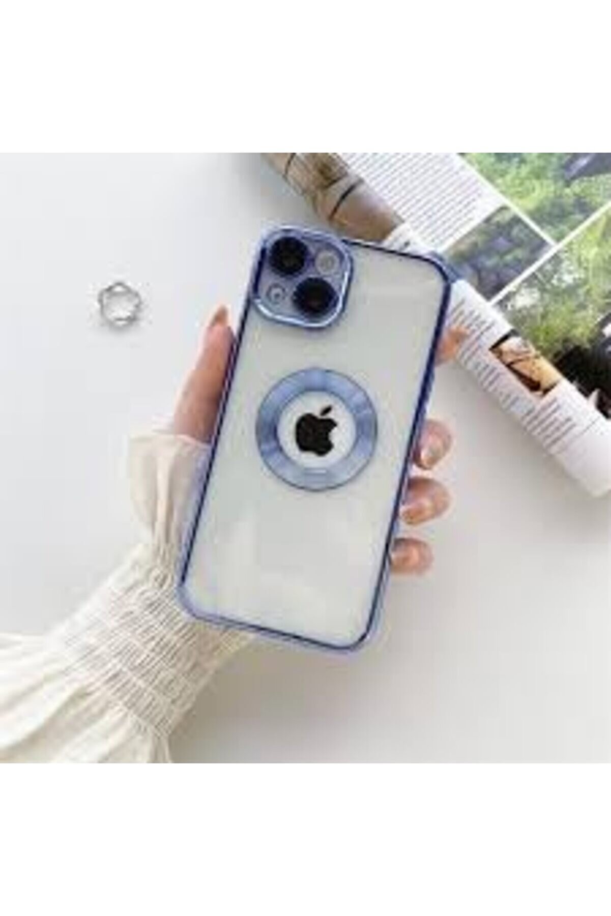 Aks 14 Uyumlu Lens Korumalı Kılıf Mavi̇ 1014773