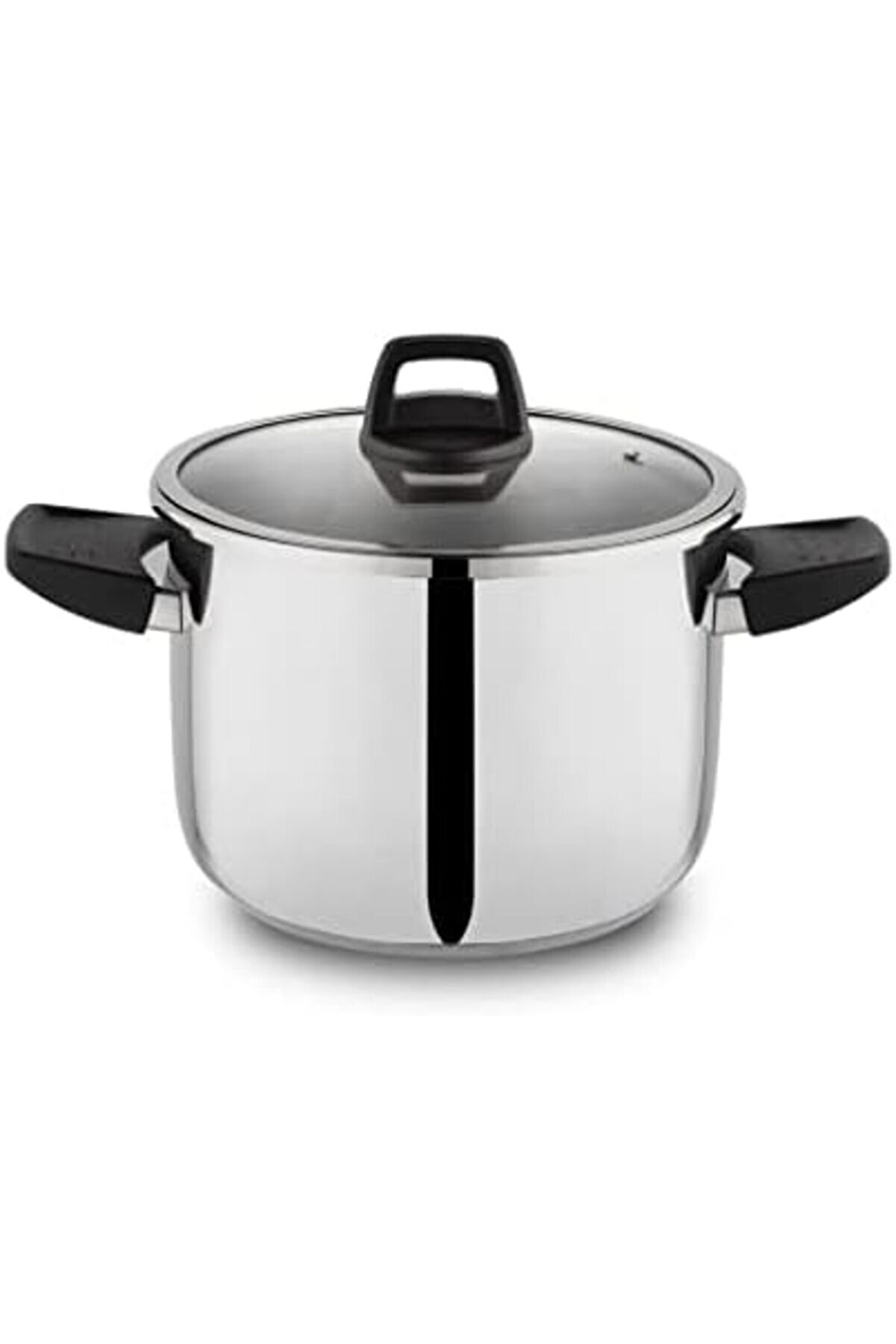 Shopverse Compact Düdüklü Tencere Seti̇, Si̇yah, 2 Li̇, 4 Parça Trendfli̇ck 1014773