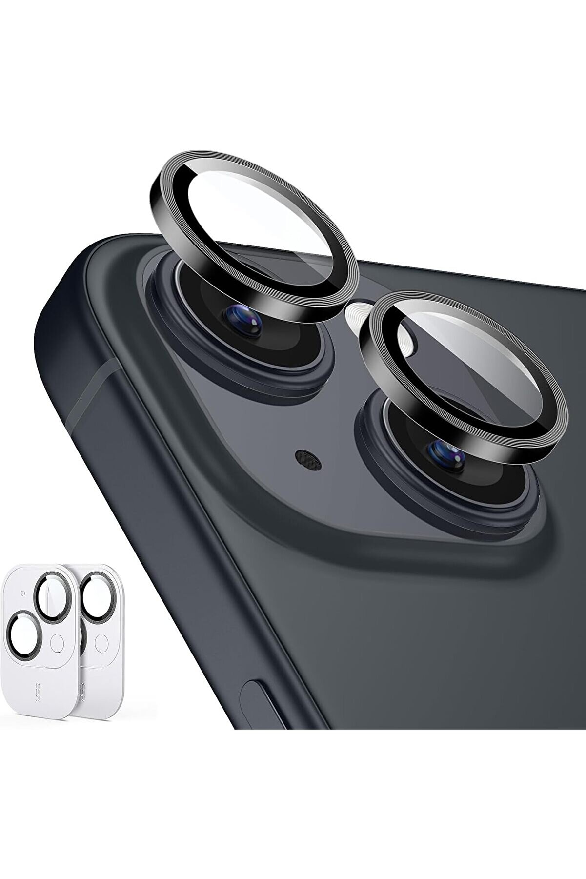 STOREMAX 15 15 için Kamera Lens Kamera Ultra Yüksek Kaliteli Cam Lens Mercek (Siyah) 1014773