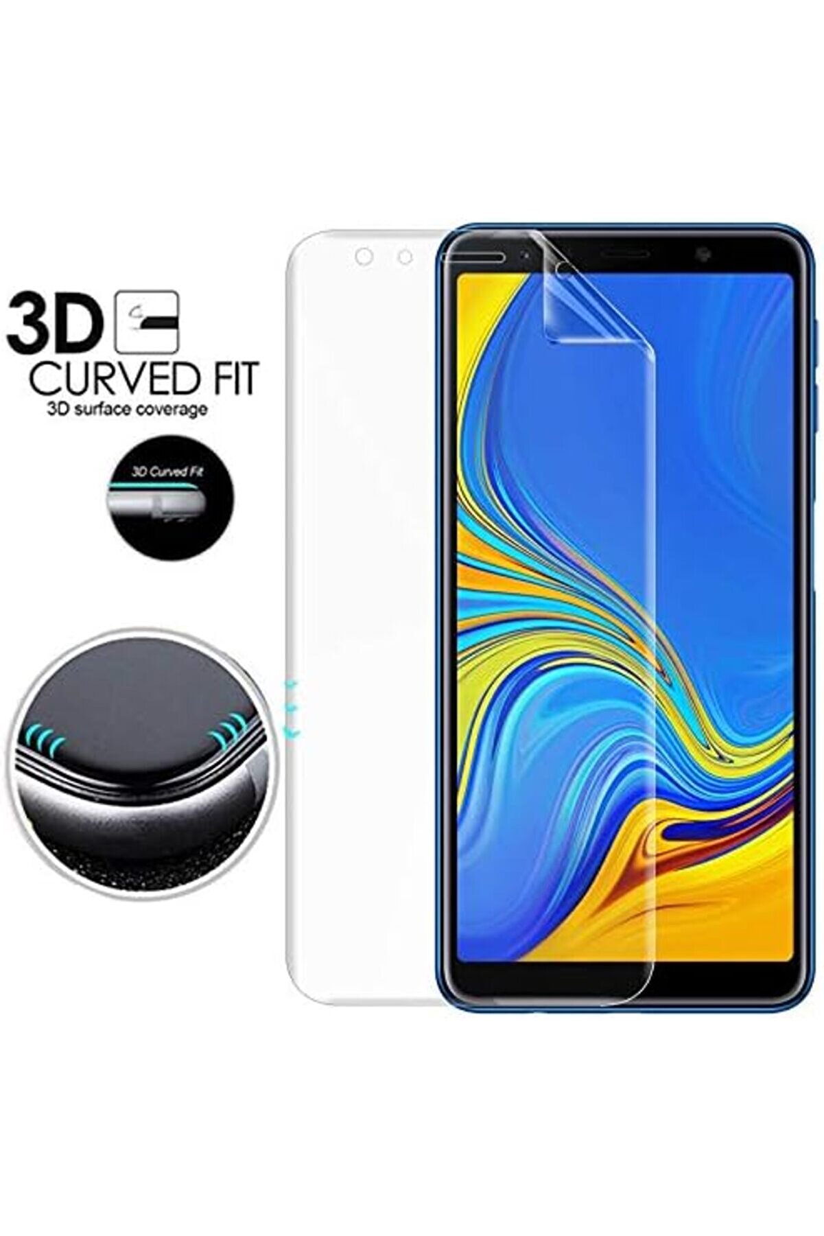 A7 2018 Ön + Arka Kavi̇sler Dahi̇l Tam Ekran Kaplayıcı Fi̇lm 1014773