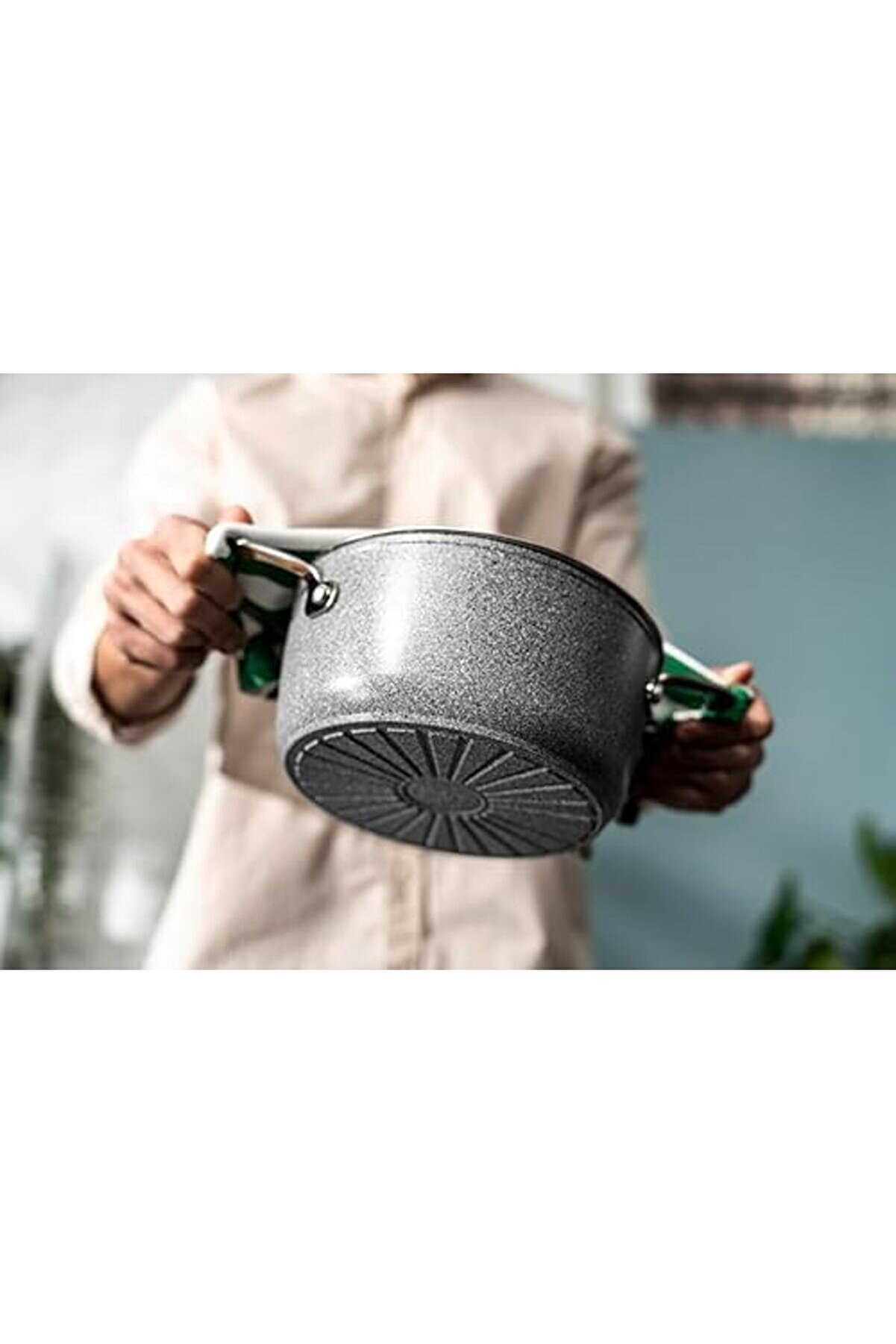 Modashi̇ne 750028290 Cam Kapaklı Tencere Modascope 1014773