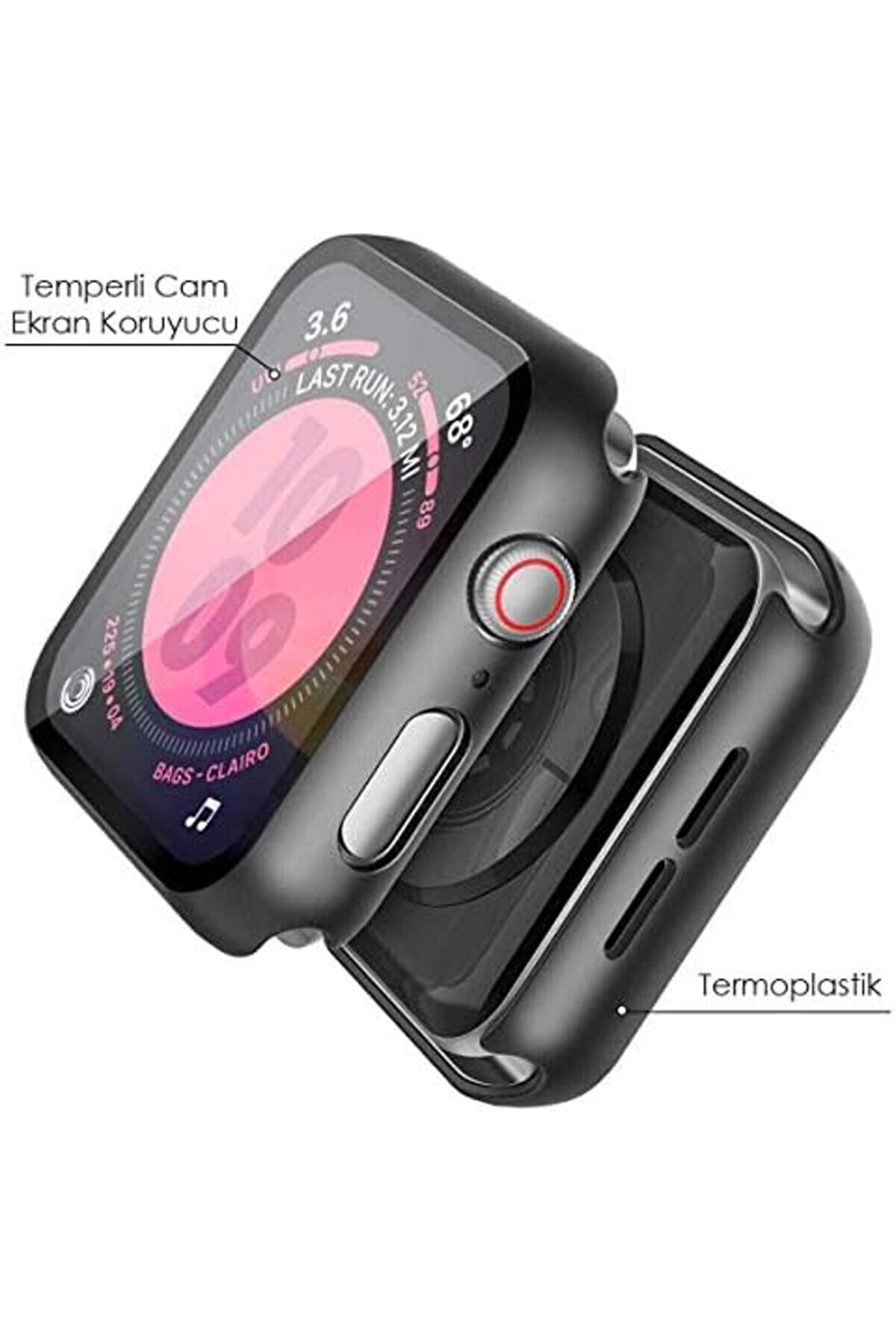 Shopverse Se 2022 40 Mm İçi̇n Kılıf Premi̇um Sli̇m Si̇yah [ Se 2022 40Mm İle Uyumlu Kılıf - Si̇yah] Trend