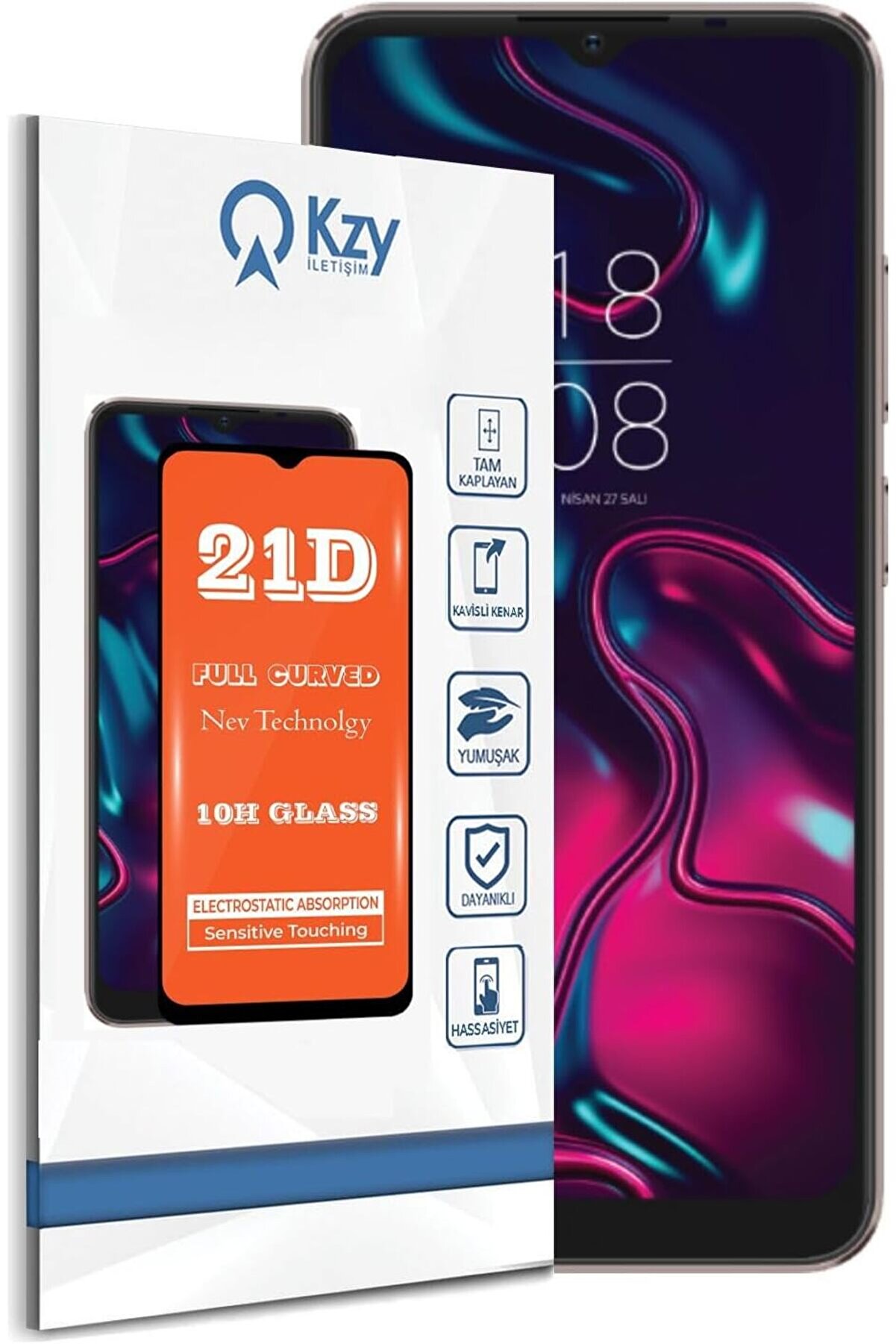 STOREMAX İLETİŞİM S23 Pro Max ile Uyumlu Tam Kaplayan 21D Temperli Ekran Cam 1014773