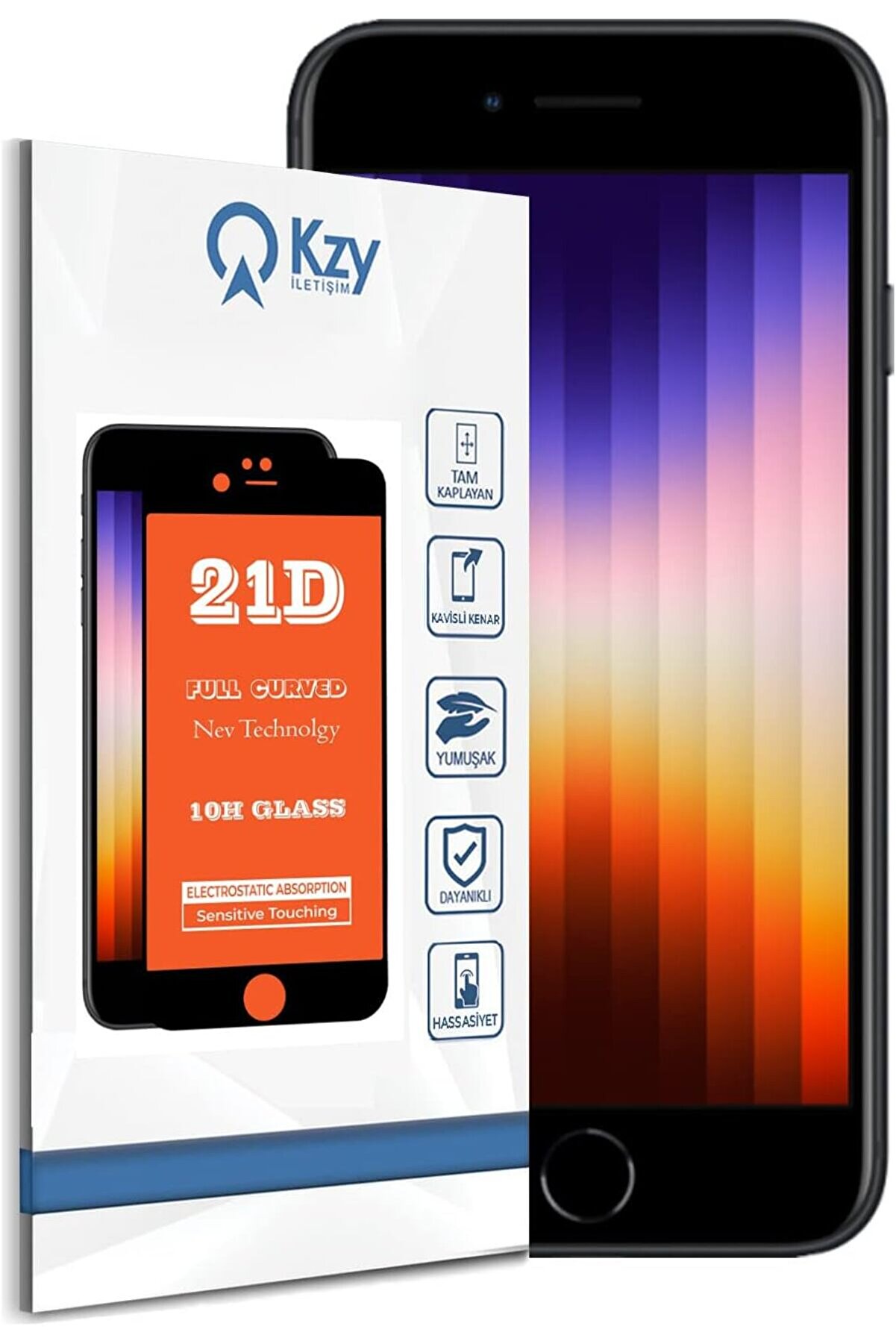 STOREMAX İLETİŞİM SE 3 2022 ile uyumlu Tam Kaplayan 21D Temperli Ekran Cam 1014773
