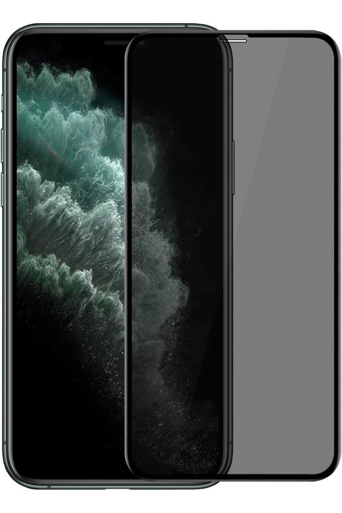 11 Pro Max (6.5  ) Pri̇vacy 5D Gi̇zli̇li̇k Fi̇ltreli̇ Cam Ekran Si̇yah 1014773