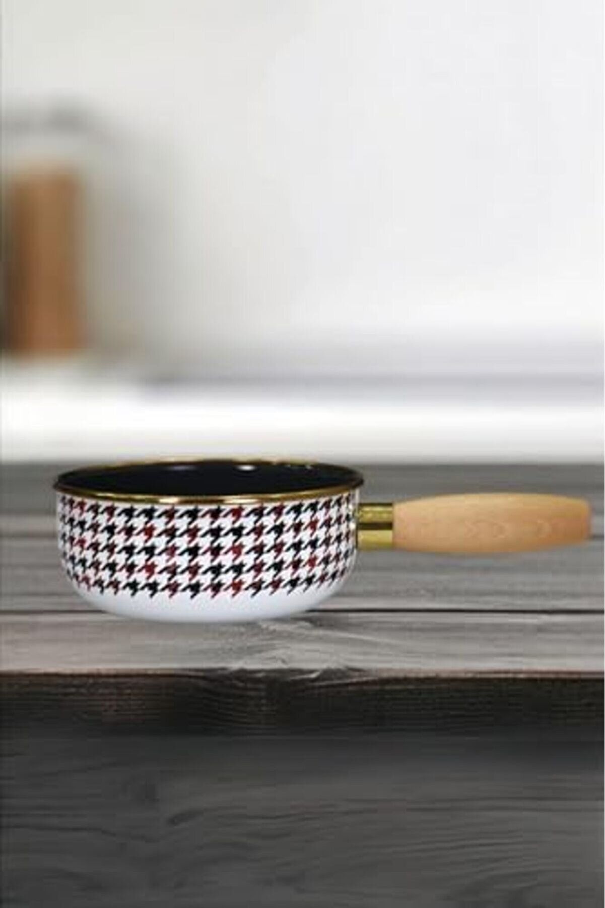 Modashi̇ne Red Ahşap Kulplu Mi̇ni̇ Tava Modascope 1014773