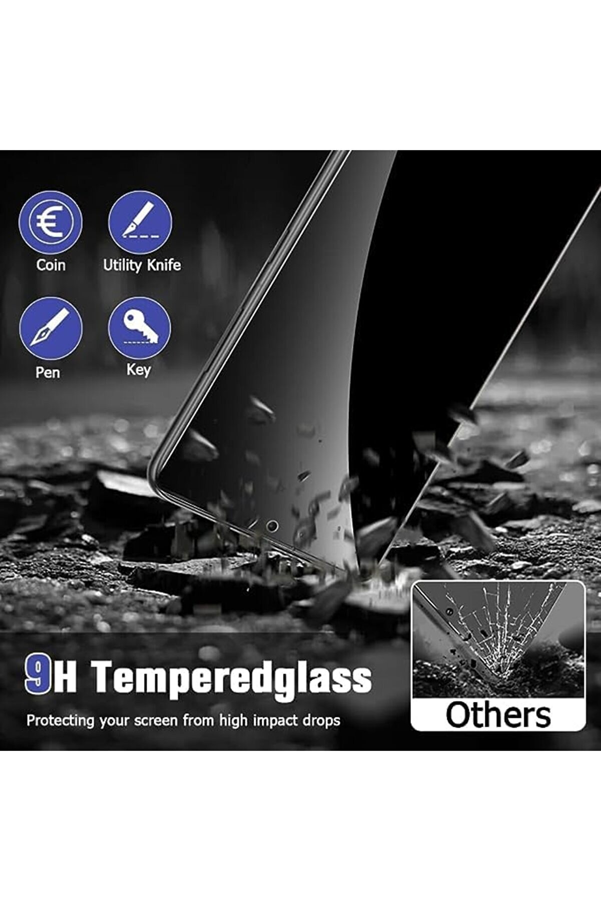 Es 10 Pro İ&ccedil;i̇n Ekranı Tam Kaplayan Full Ekran Cam, Full Tam Koruma. 1014773