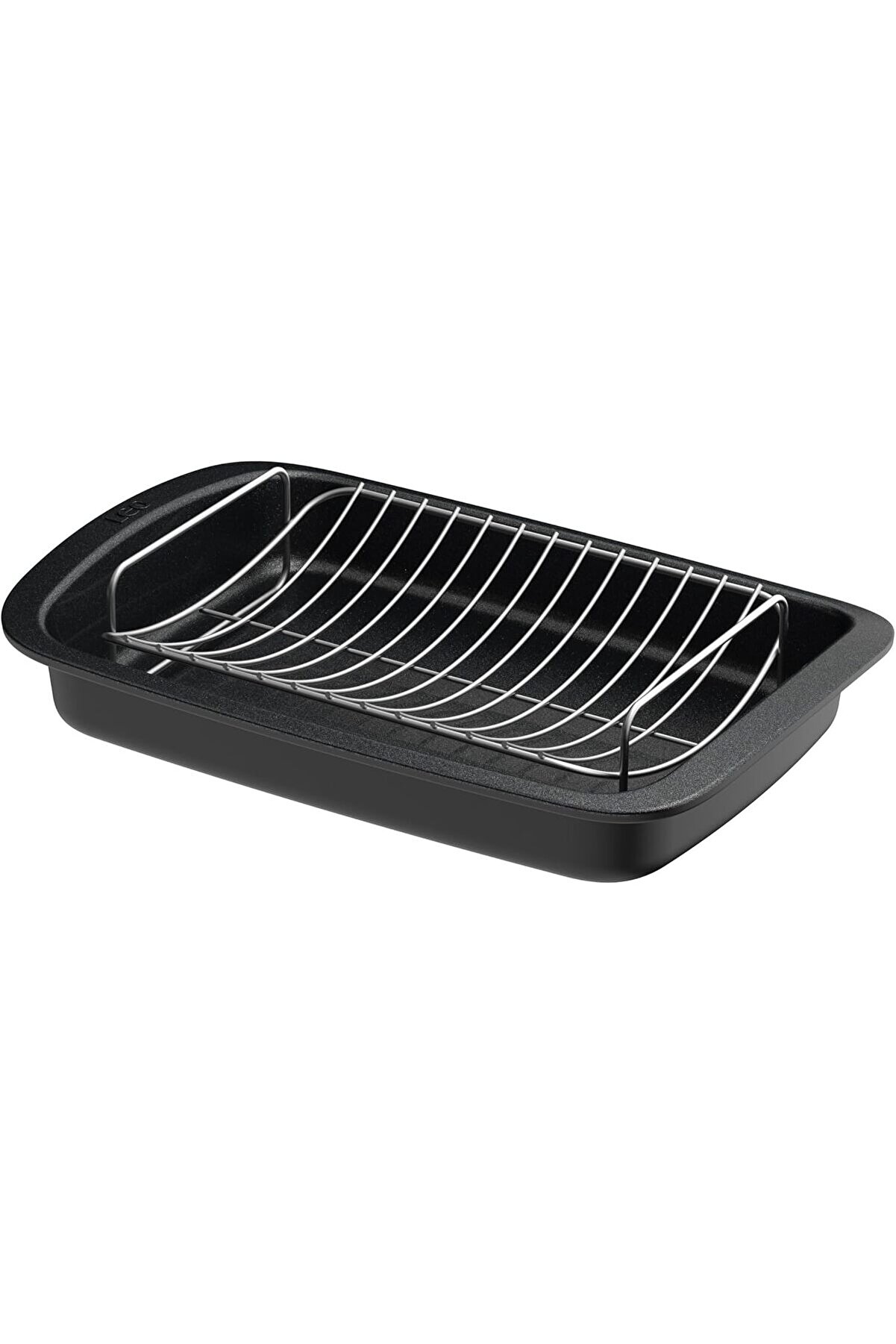 STOREMAX modashine LEO GRAPHITE Raflı Yapışmaz Grafit Güveç 42x28 Cm modascope 1014773