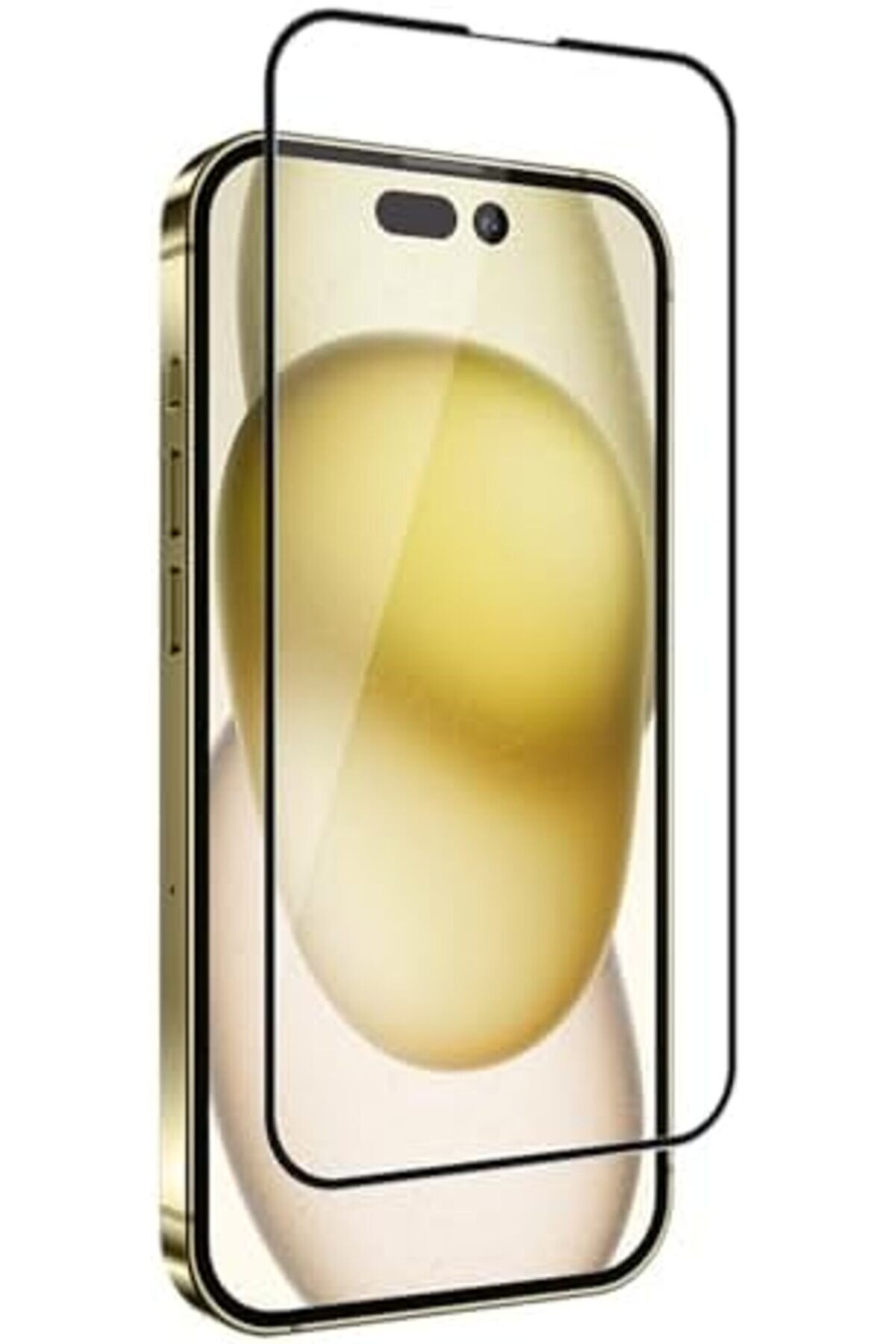 15 Pro Max -Stati̇c 9D Tam Ekran Cam | Çi̇zi̇lme Ve Darbe Koruması | Şeffaf 1014773