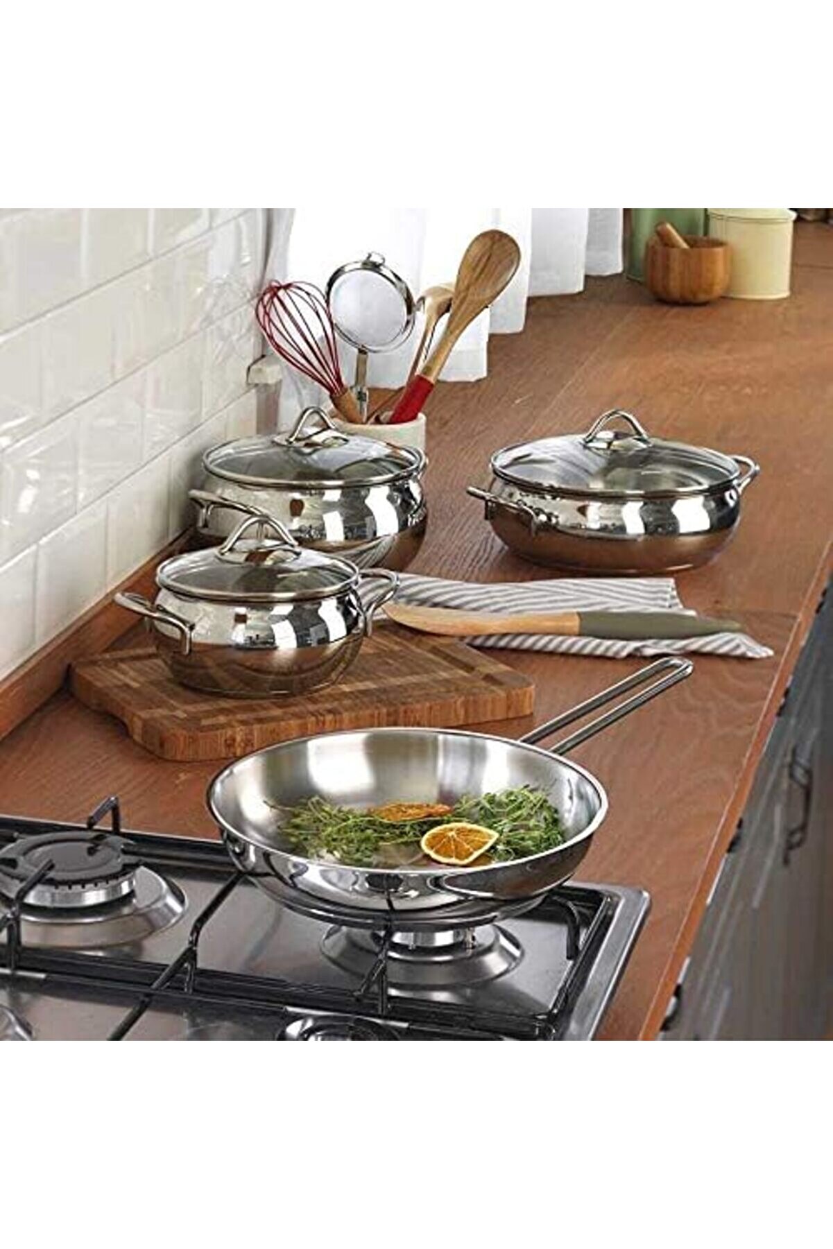 Modashi̇ne Tombi̇k Jr. 6 Parça Tencere Seti̇ Modascope 1014773