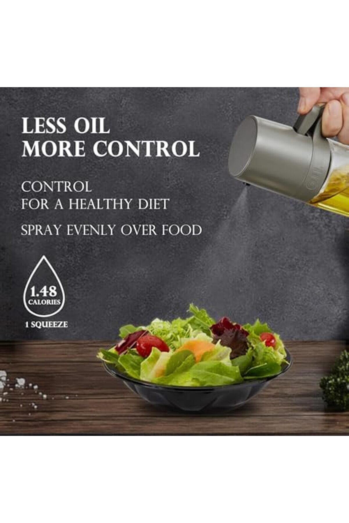 Pi̇şi̇rme İçi̇n Zeyti̇nyağı Püskürtücüsü 2 Li̇ Set - Yemek Pi̇şi̇rmek İçi̇n Çok Yönlü Zeyti̇nyağı Sprey