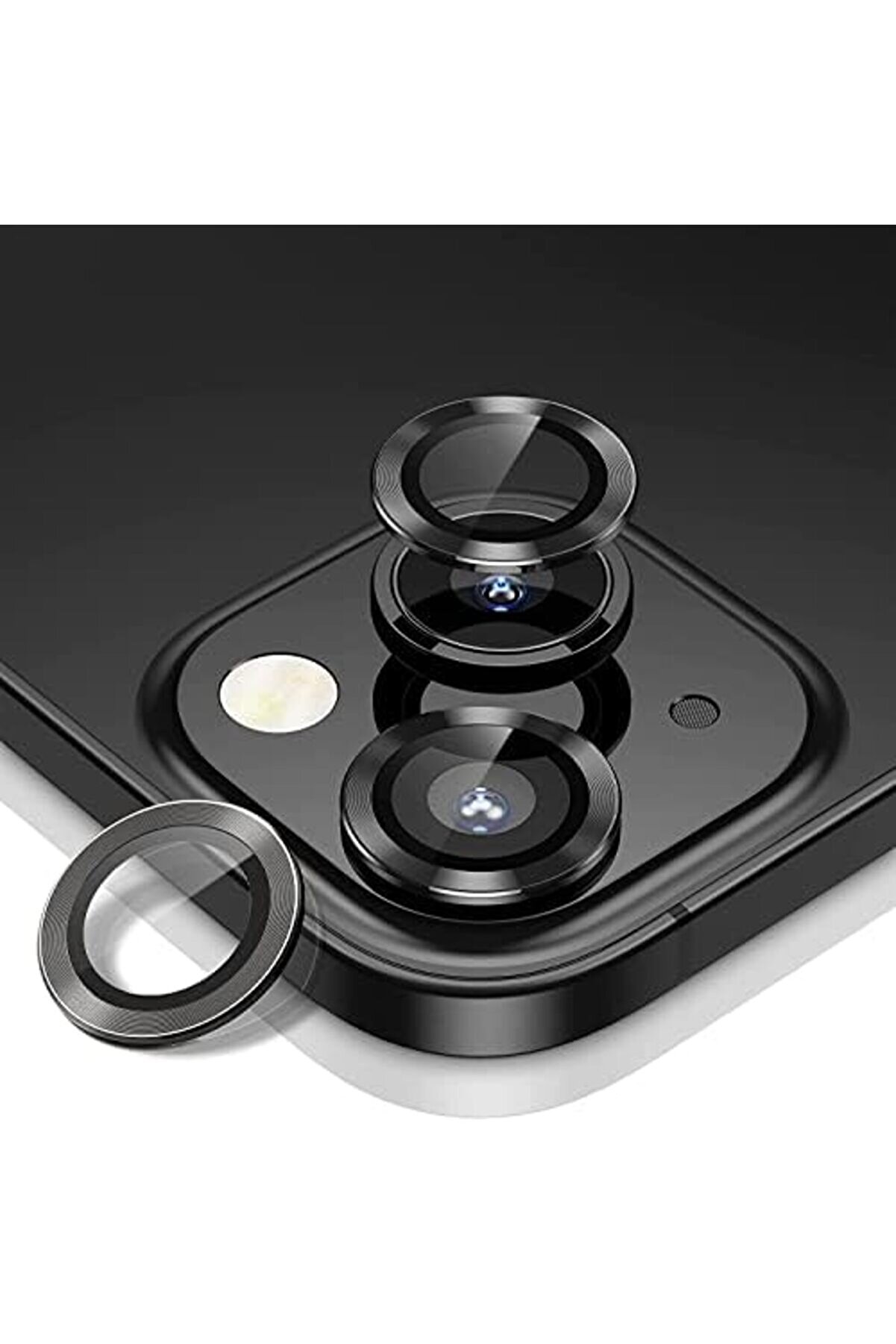 İphone Alaşım Çerçeveli̇ Tempered Glass Kamera Lens (İphone 13, ) 1014773