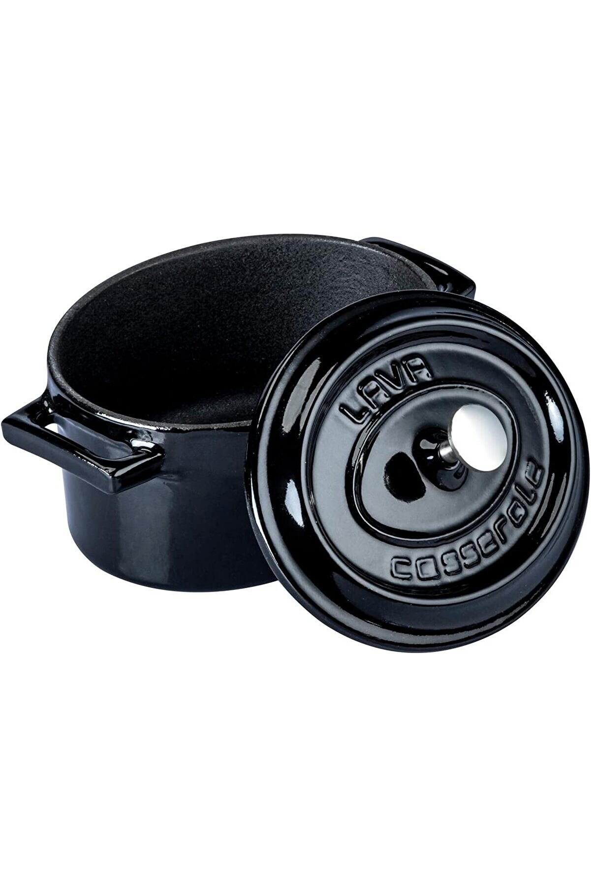 STOREMAX modashine Metal Oval Mini Tencere, Siyah modascope 1014773