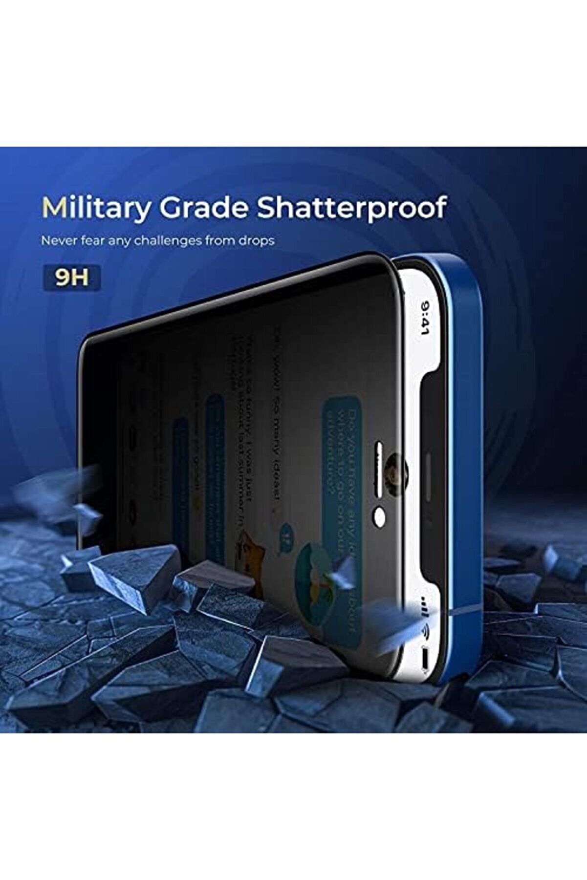 14 İçi̇n Hayalet Ekran Yandan Görünmeyen Ekranı Tam Kaplayan Gi̇zli̇li̇k Fi̇ltreli̇ Görünmez 5D Full Cam E