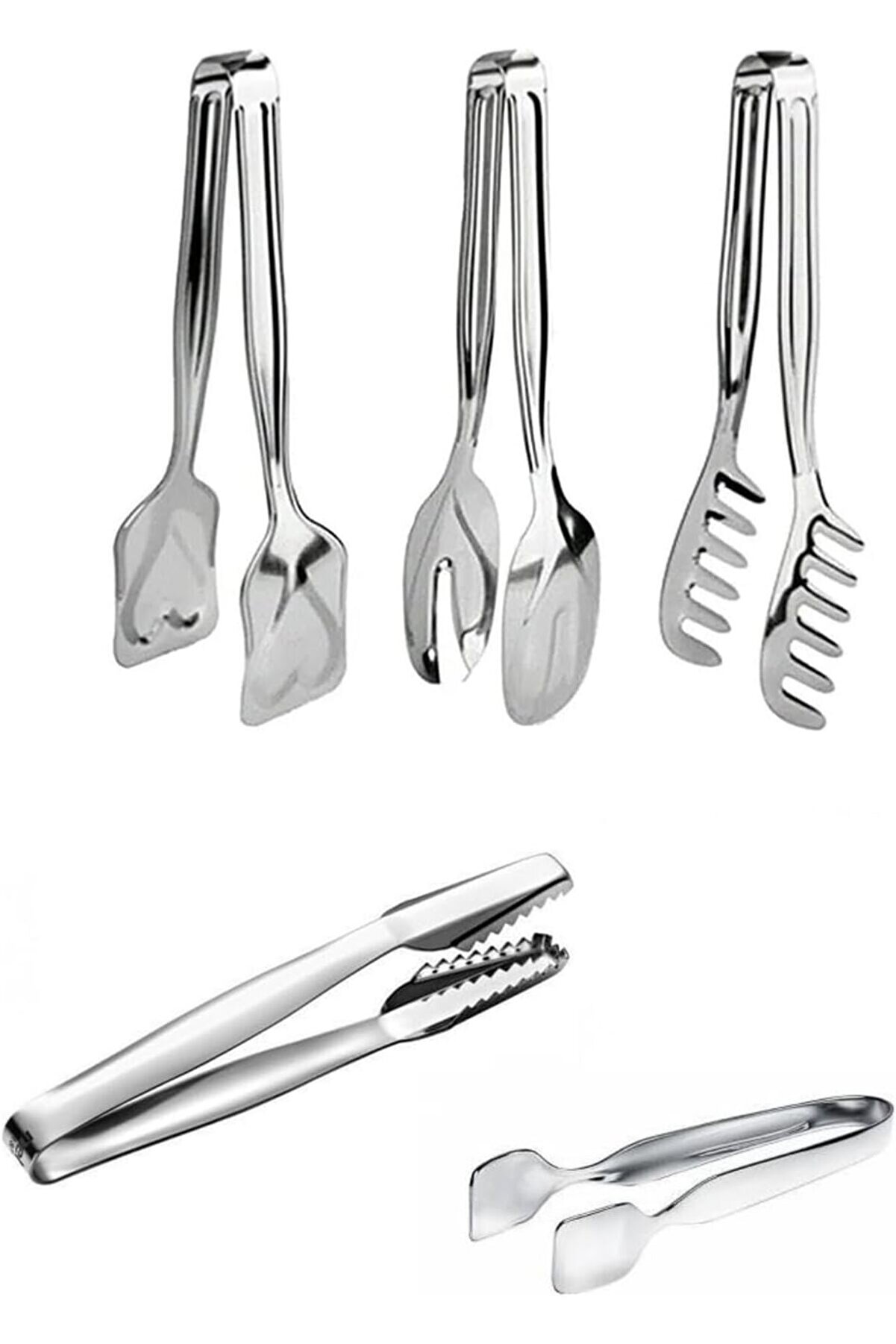 STOREMAX modashine 5 Parça Maşa Set,Makarna,Salata,Şeker,Buz Maşası modascope 1014773