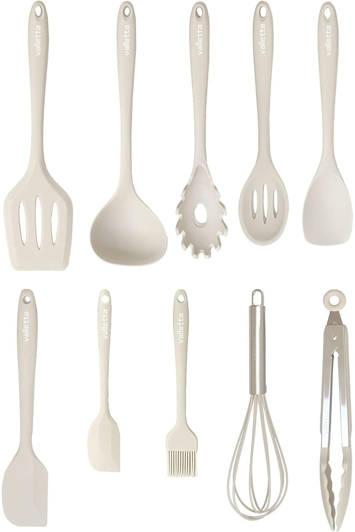 STOREMAX modashine Salvatore 10 Parça Spatula Set Vanilya modascope 1014773