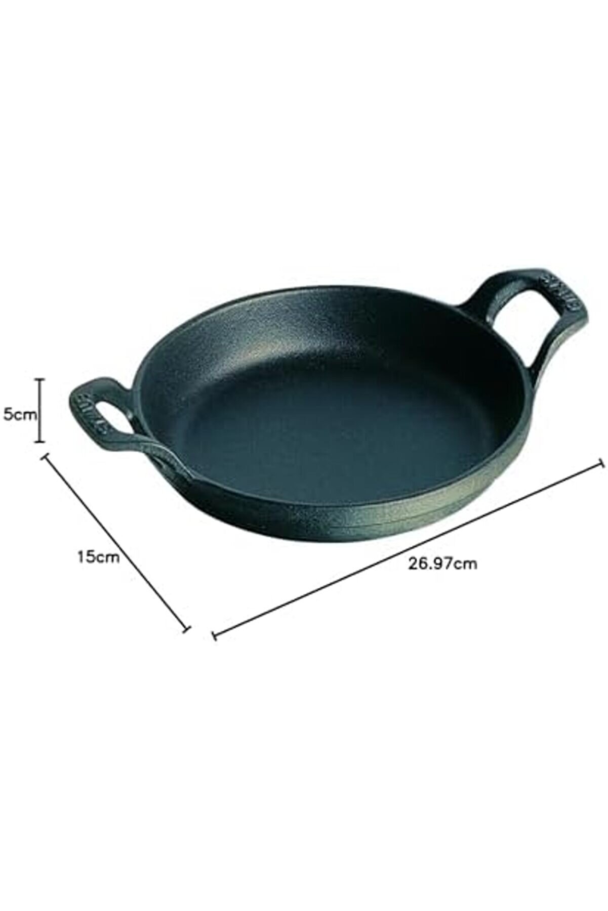 Modashi̇ne 1301623 İsti̇flenebi̇li̇r Fırın Tenceresi̇, Yuvarlak 16 Cm, 0,4 L, Pi̇şi̇rme Kabı İ&ccedil;i̇nde Mat Si̇y