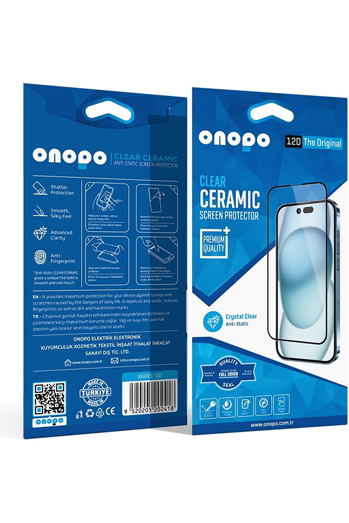 STOREMAX iPhone 16 Uyumlu 12D Şeffaf Seramik Cam Ekran Koruyucu | Tam Kaplayan, Dayanıklı, Kolay Uygulama 11
