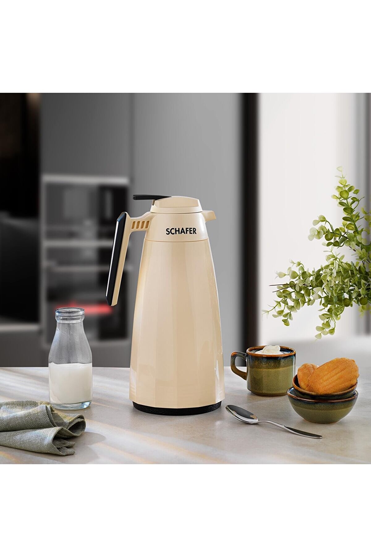 STOREMAX Kitchenhouse Termos 1,5 L-Krem 1014773