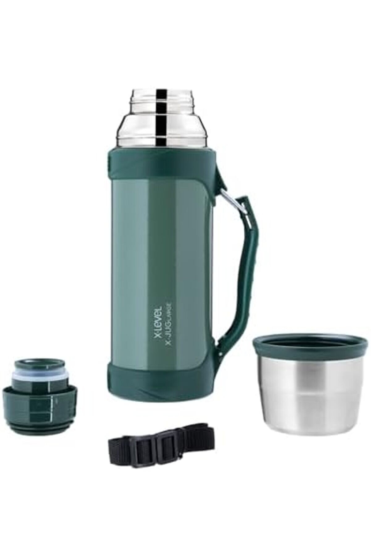 X-Juglarge Paslanmaz Çeli̇k Termos 1200Ml Seyahat Termosu 1.2L (Yeşi̇l) 1014773
