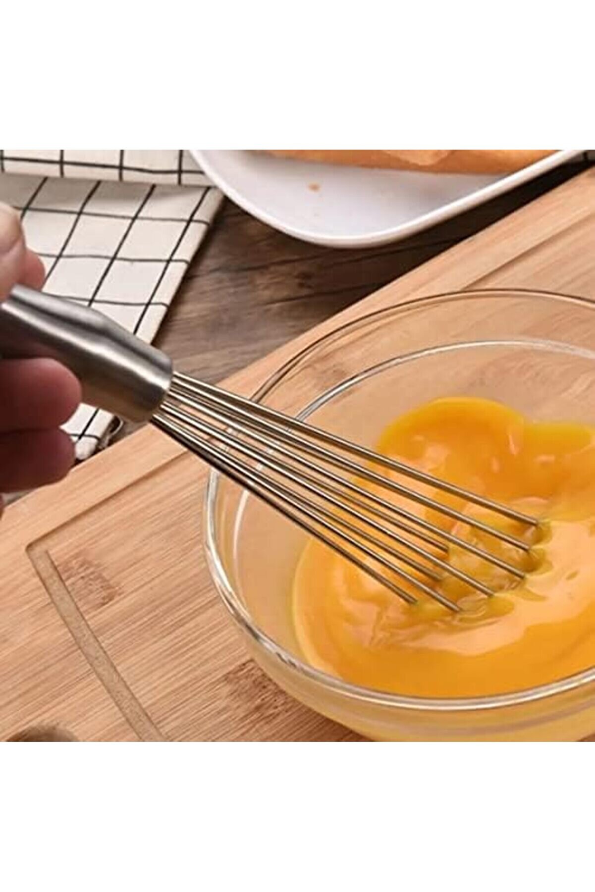 Modashi̇ne Cm Paslanmaz &Ccedil;eli̇k Yeni̇ Nesi̇l &Ccedil;ırpma Teli̇, Ergonomi̇k Tutma Yeri̇, Kalın Teller Ve Metal Top