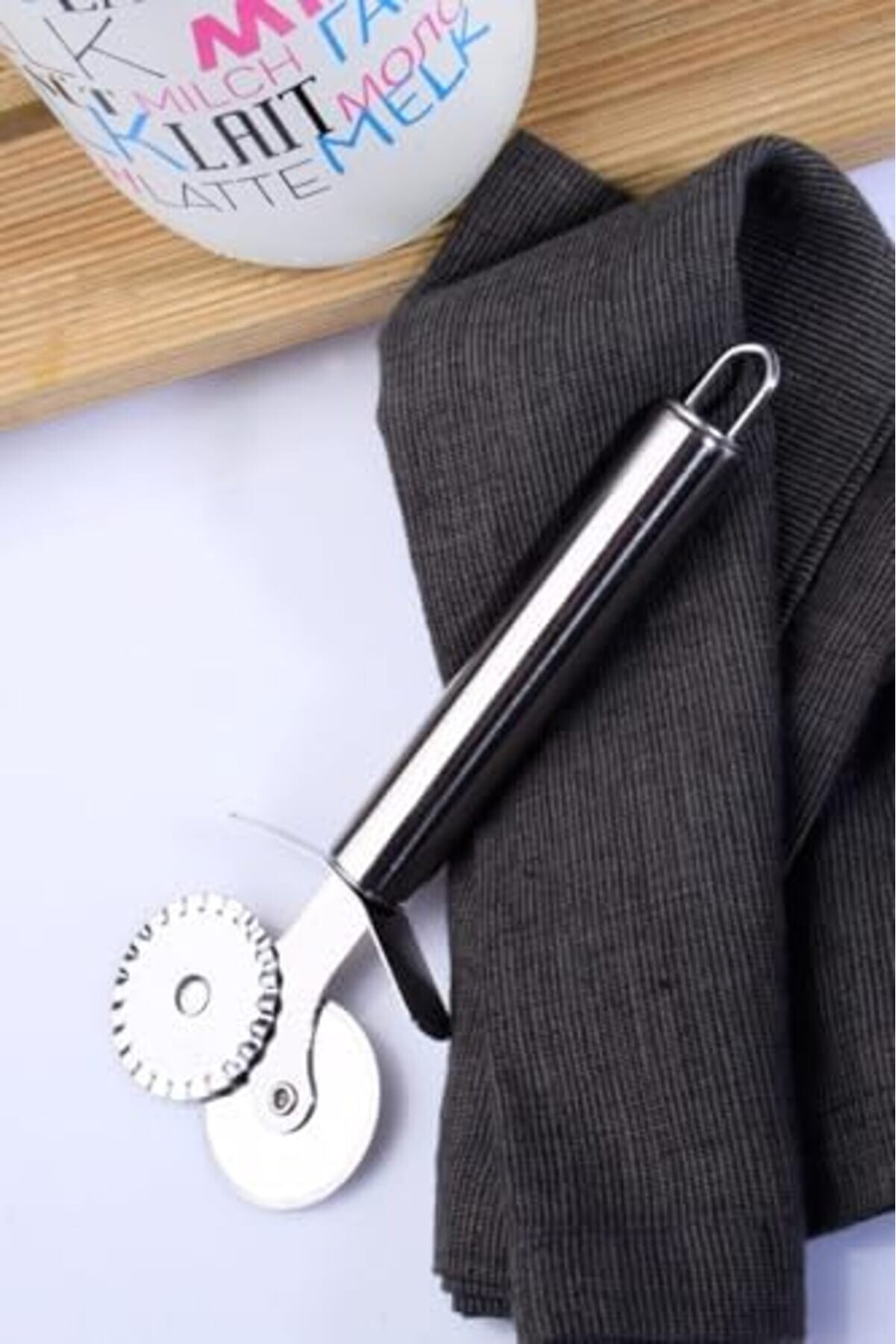 Pltnstoreshop Di̇yarı 5 Parça Çeli̇k Paslanmaz Mutfak Servi̇s Ve Hazırlık Seti̇ Çeyi̇z Seti̇ Metal Pltnsto