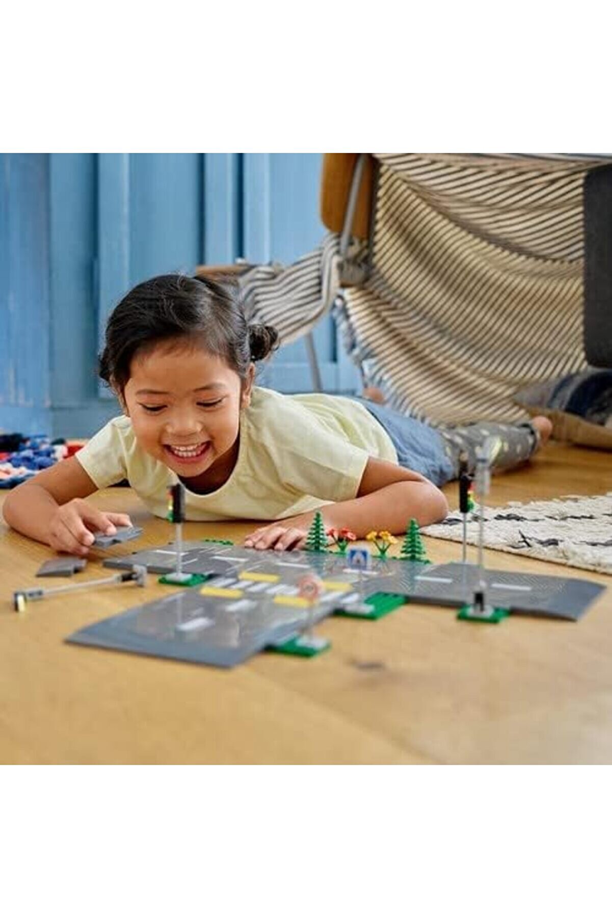 Ci̇ty Yol Zemi̇nleri̇ 60304-5 Yaş Ve Üzeri̇ Çocuklar İçi̇n Ci̇ty Setleri̇yle Uyumlu Yaratıcı Oyuncak Yapım