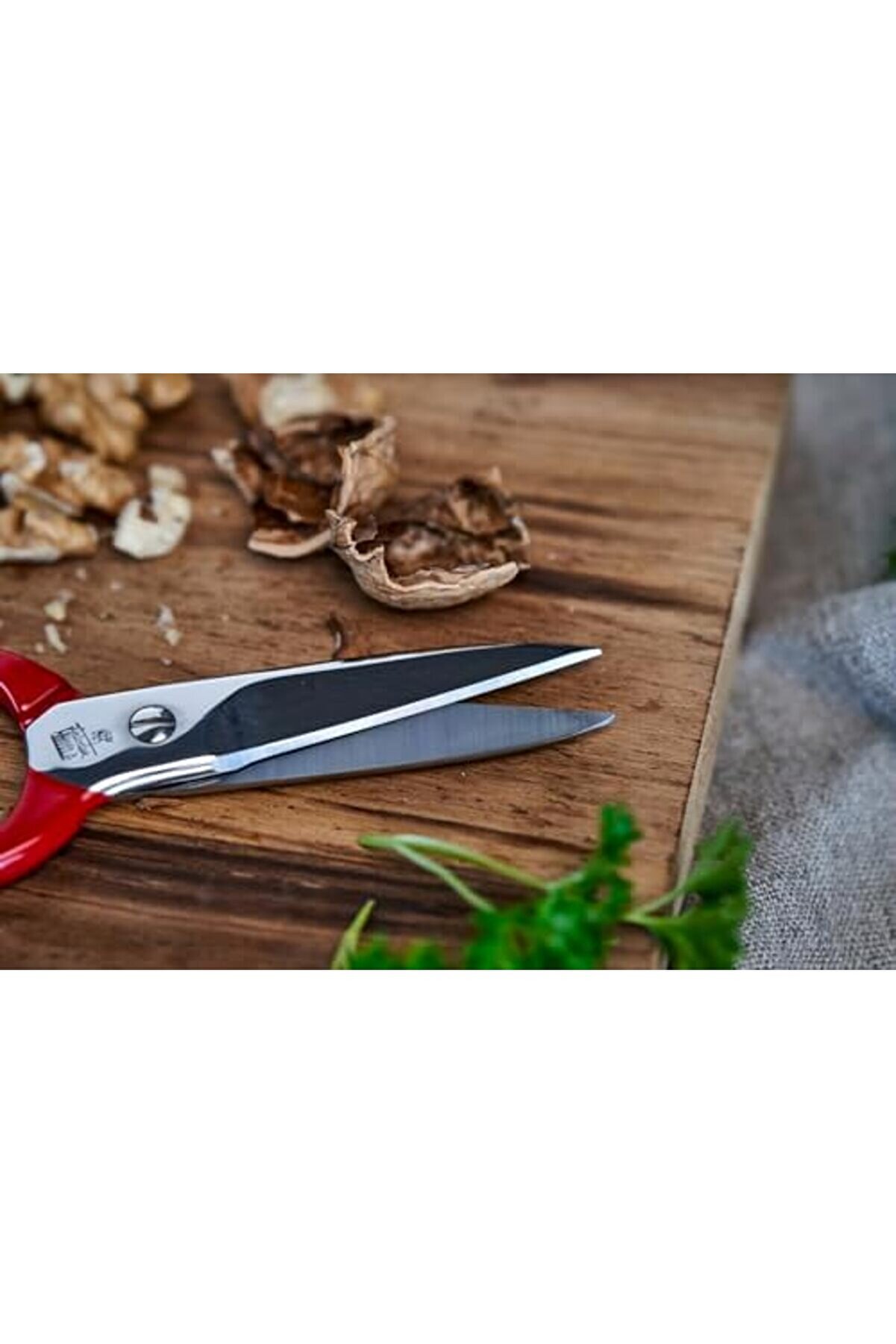 Modashi̇ne Ki̇tchen Shears Çok Amaçlı, Paslanmaz Çeli̇k, Kırmızı Modascope 1014773