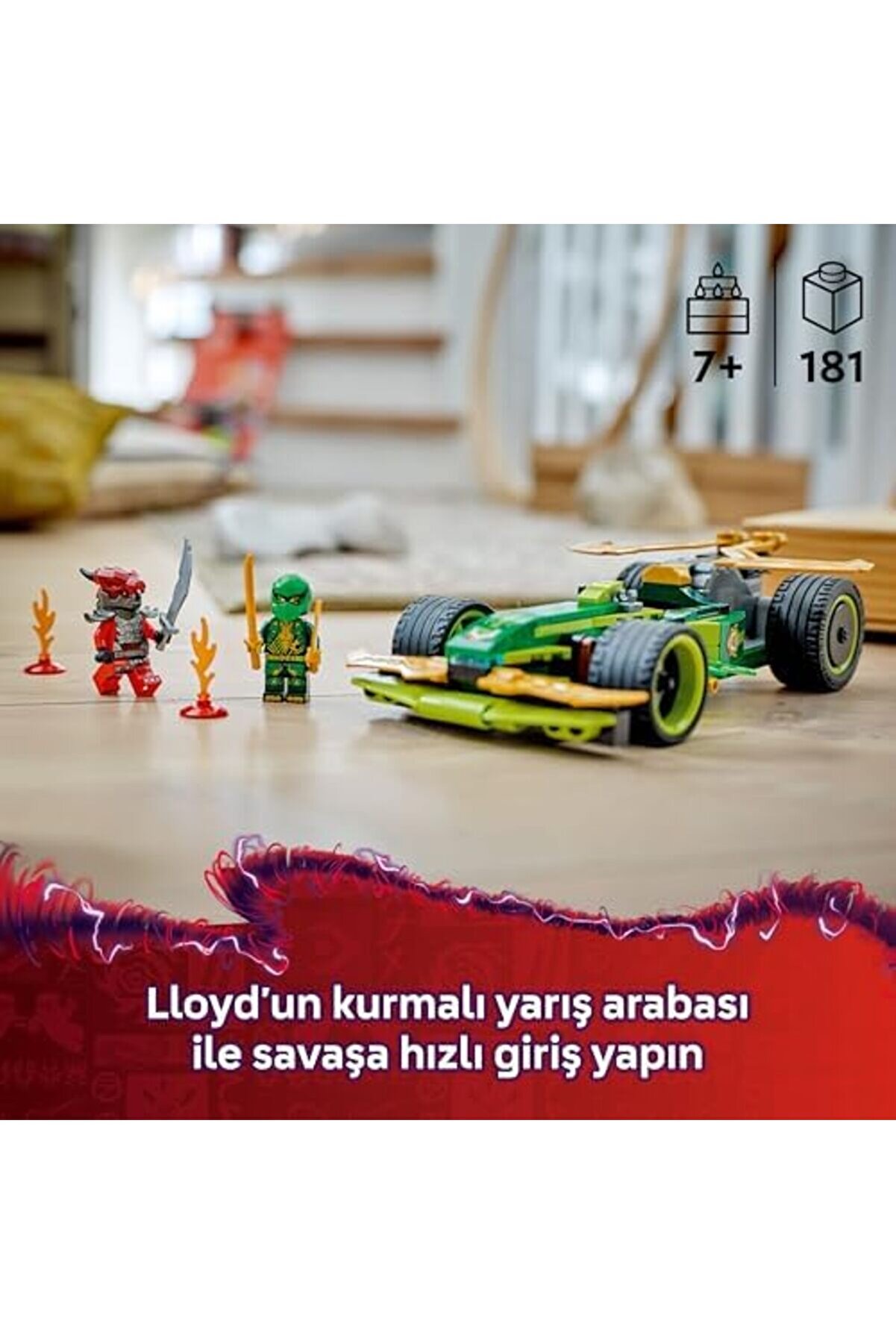 Modashi̇ne Lloyd&rsquo;un &Ccedil;ek-Bırak Yarış Arabası 71828-7 Yaş Ve &Uuml;zeri̇ &Ccedil;ocuklar İ&ccedil;i̇n Yaratıcı Oyuncak Yapım