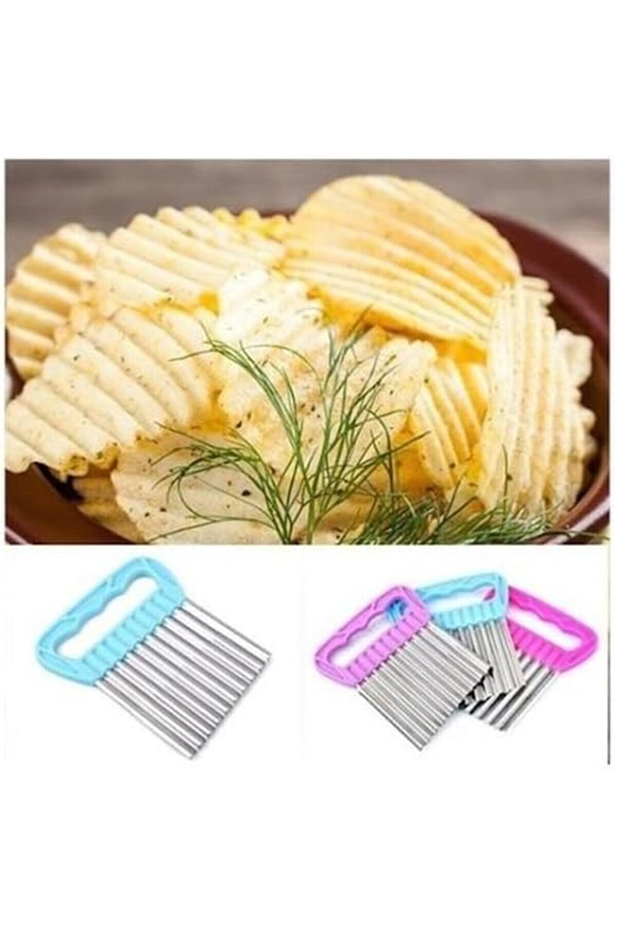 STOREMAX modashine Outlet Pratik Patates Meyve Ve Sebze Dilimleyici Doğrama Bıçağı modascope 1014773