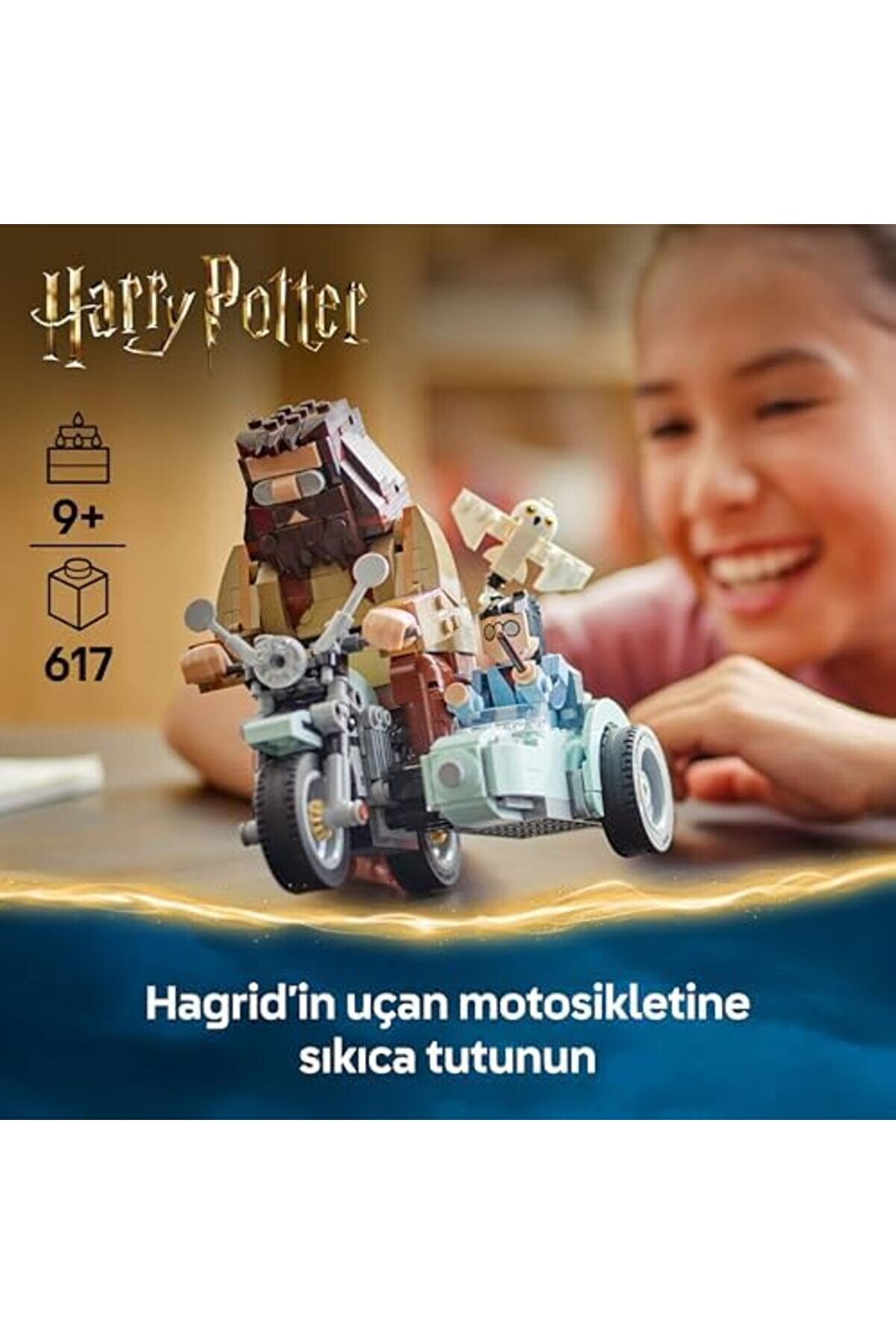 Modashi̇ne Potter Hagri̇d Ve Motosi̇klet Yolculuğu 76443-9 Yaş Ve &Uuml;zeri̇ &Ccedil;ocuklar Ve Yeti̇şki̇nler İ&ccedil;i̇n Ya