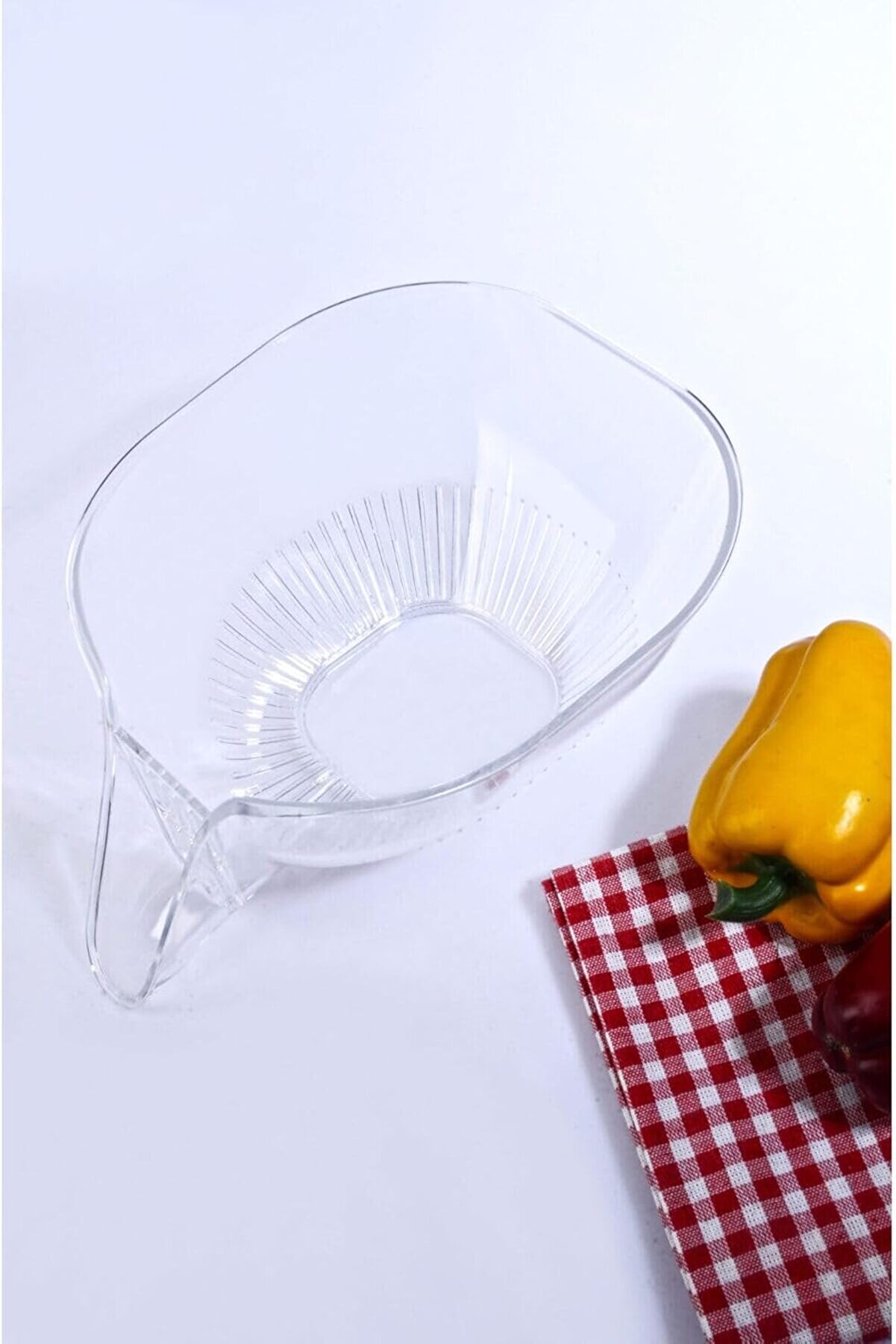 STOREMAX modashine Diyarı Şeffaf Pratik Mutfak Süzgeci Meyve Sebze Yıkama Süzme Süzgeci modascope 1014773