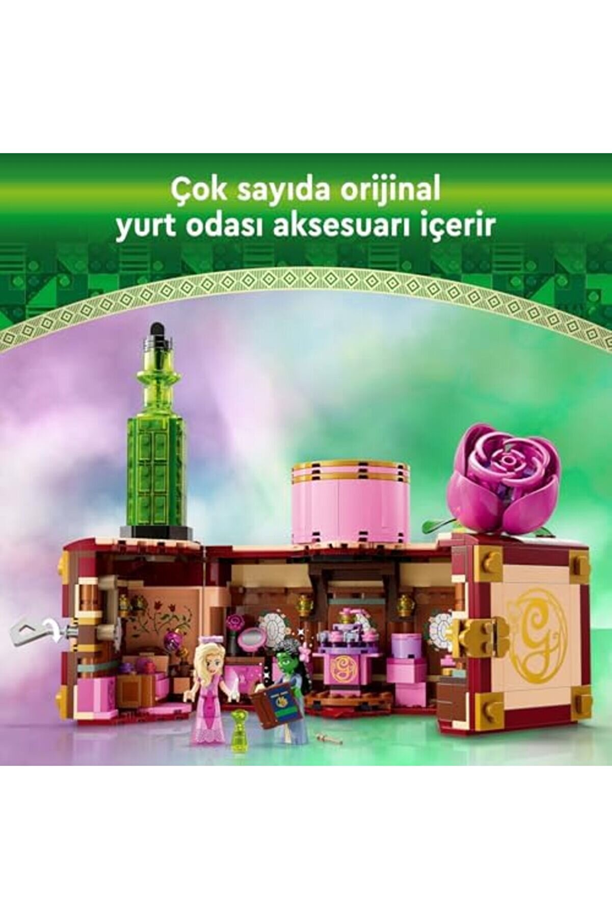 Modashi̇ne Wi̇cked Gli̇nda Ve Elphaba&rsquo;nın Yurdu 75683-8 Yaş Ve &Uuml;zeri̇ &Ccedil;ocuklar İ&ccedil;i̇n 2 Mi̇ni̇ Bebek İ&ccedil;eren
