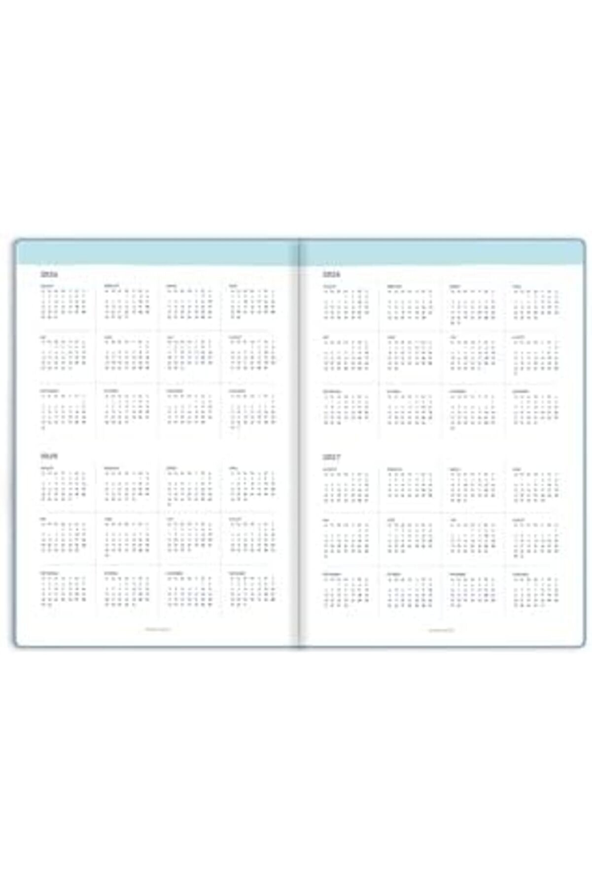 Modashi̇ne 15X21 Süresi̇z Planlayıcı Ajanda Defter Mavi̇ Modascope 1014773