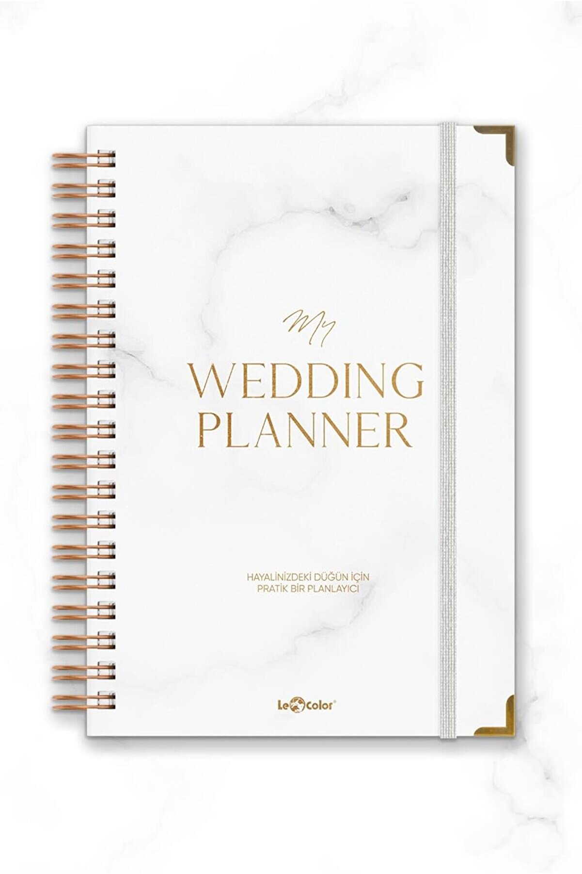 STOREMAX modashine Düğün Planlayıcısı Köşeli Ajanda Wedding modascope 1014773