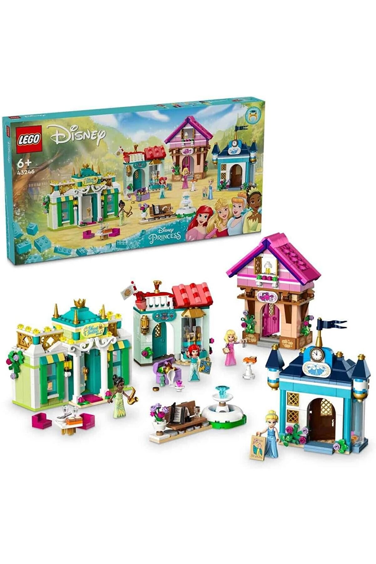 STOREMAX modashine ǀ: Prensesi Pazar 43246-6 Yaş ve Üzeri Çocuklar için Tiana,, Sindirella ve Ariel Minifigür