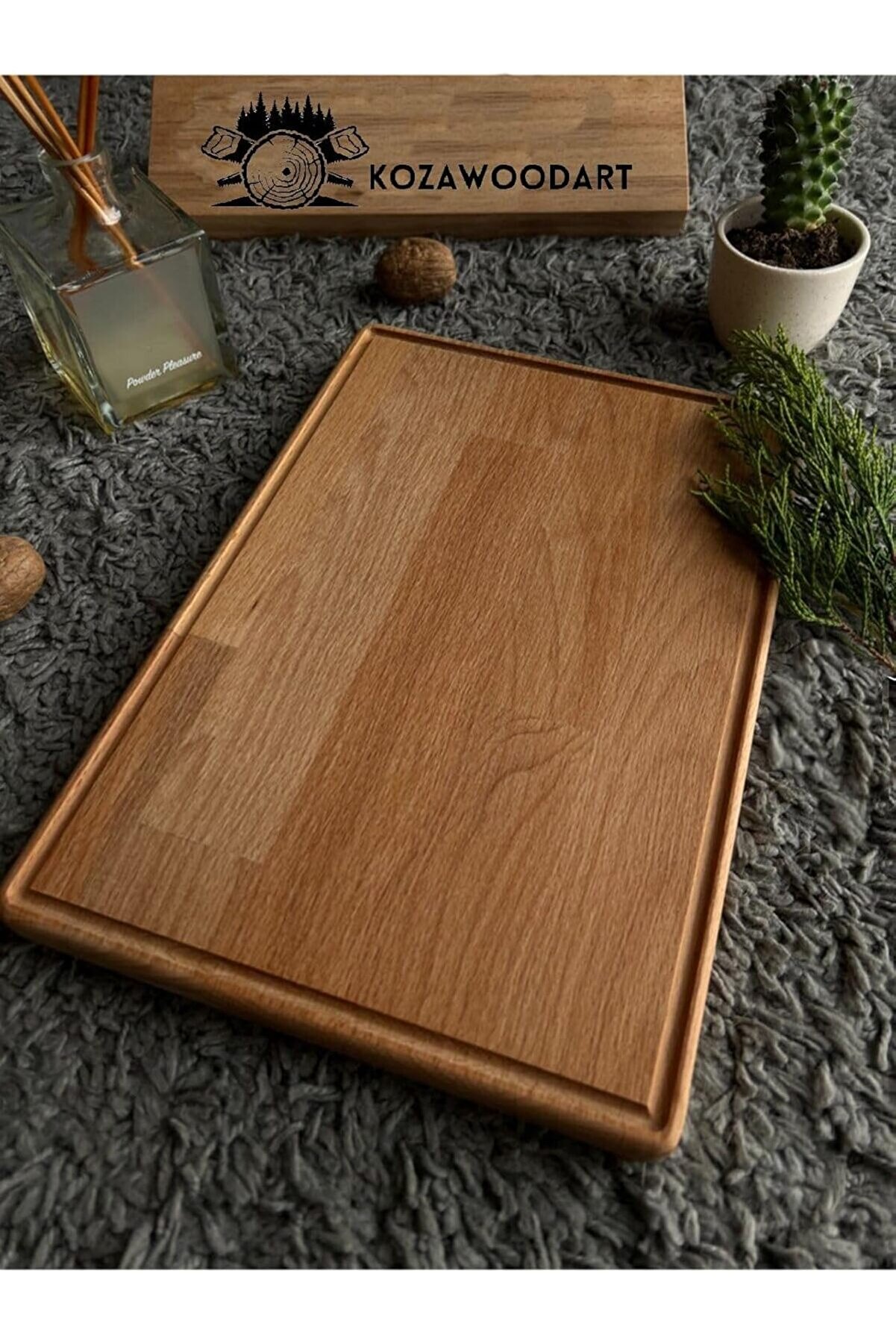 STOREMAX modashine Ahşap Peynir Ve Sunum Taba??, Kesme Tahtası Dikdörtgen Kay?N A?Ac? modascope 1014773