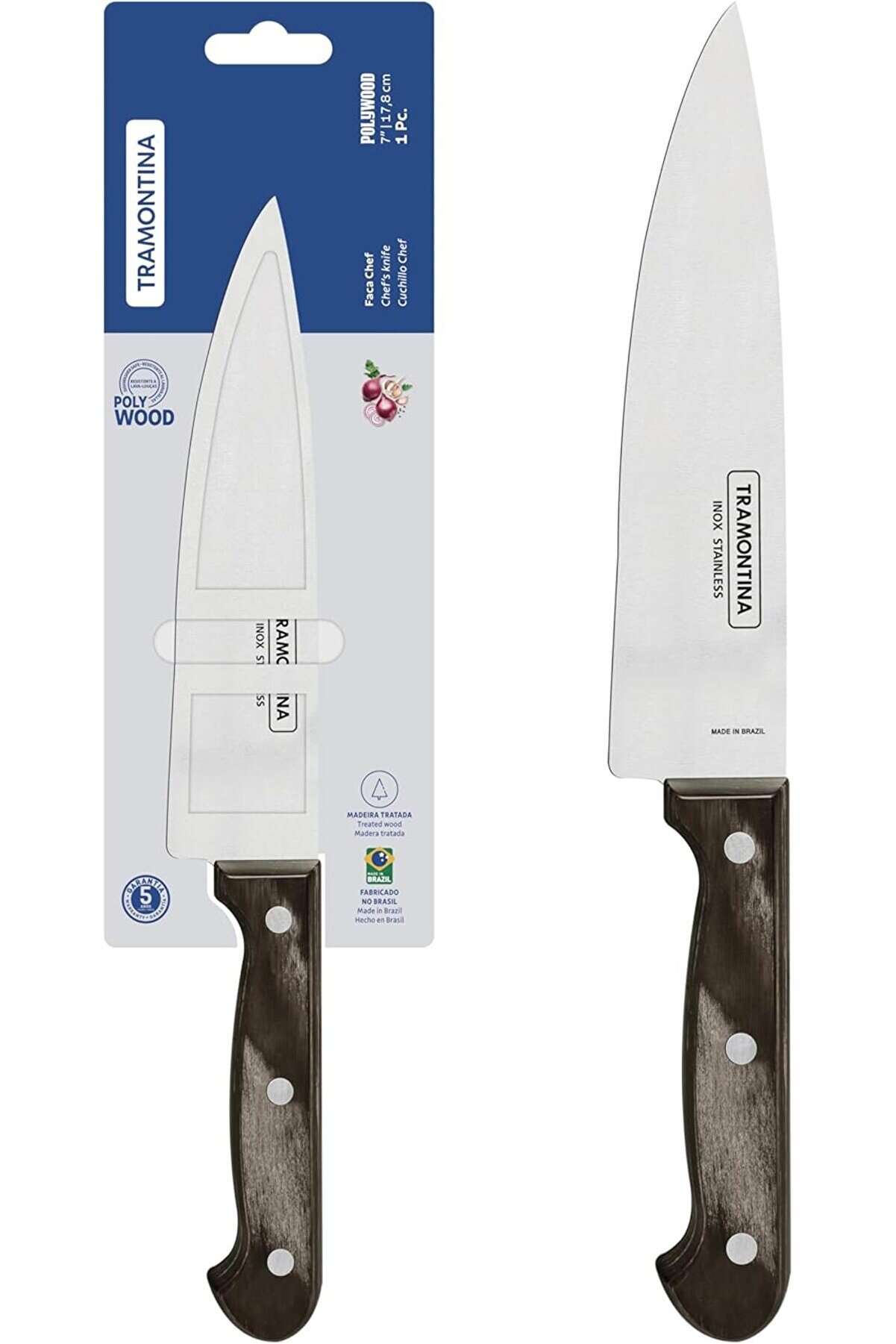 STOREMAX modashine Churrasco 21131/197 18cm Şef Bıçağı (Blisterli) modascope 1014773