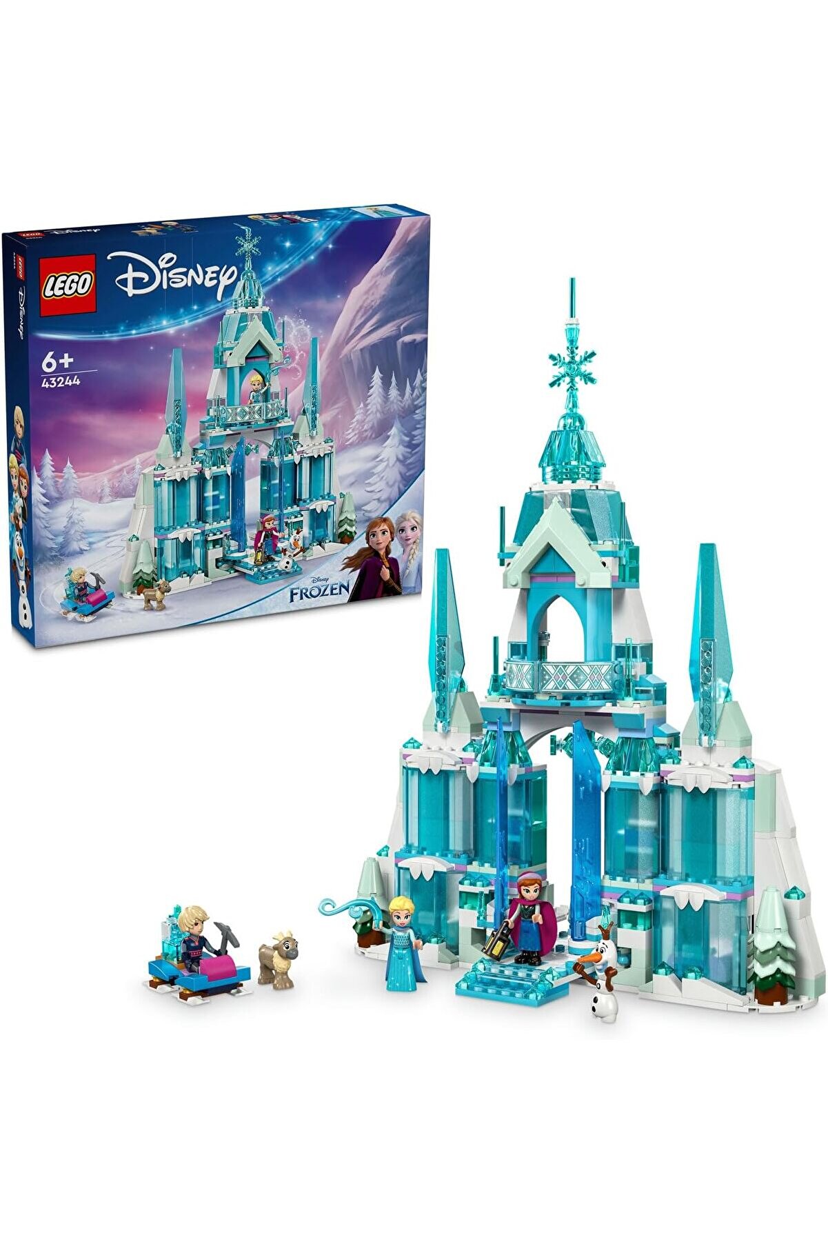 STOREMAX Princess Elsa'nın Buz Sarayı 43244-6 Yaş ve Üstü Frozen Hayranı Kız ve Erkek Çocukları İçin Sar