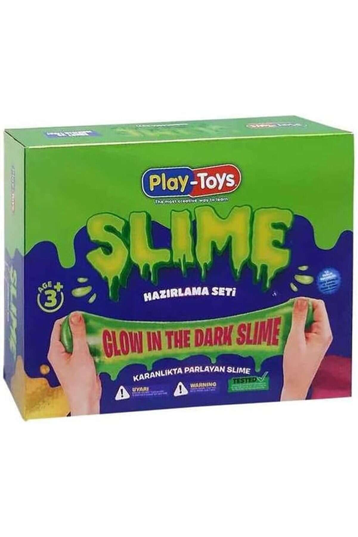 STOREMAX modashine DIY Slime Hazırlama Seti, Karanlıkta Parlayan Sihirli Slime Kiti, STEM Destekli Duyusal ve