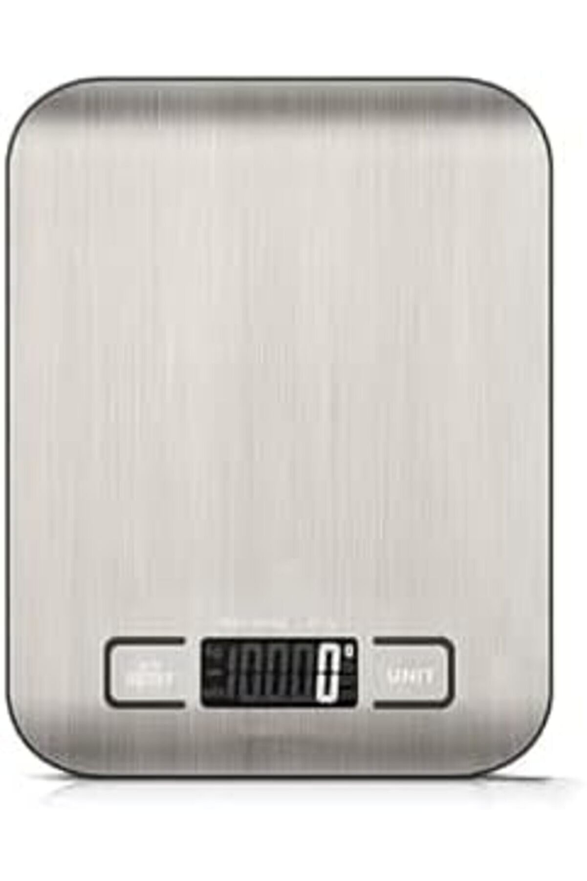 Modashi̇ne Mutfak Terazi̇si̇ - Paslanmaz Çeli̇k Yüzeyli̇ Mutfak Tartısı - Dara İşlevi̇, Lcd Ekran, 5 Bi̇ri̇m