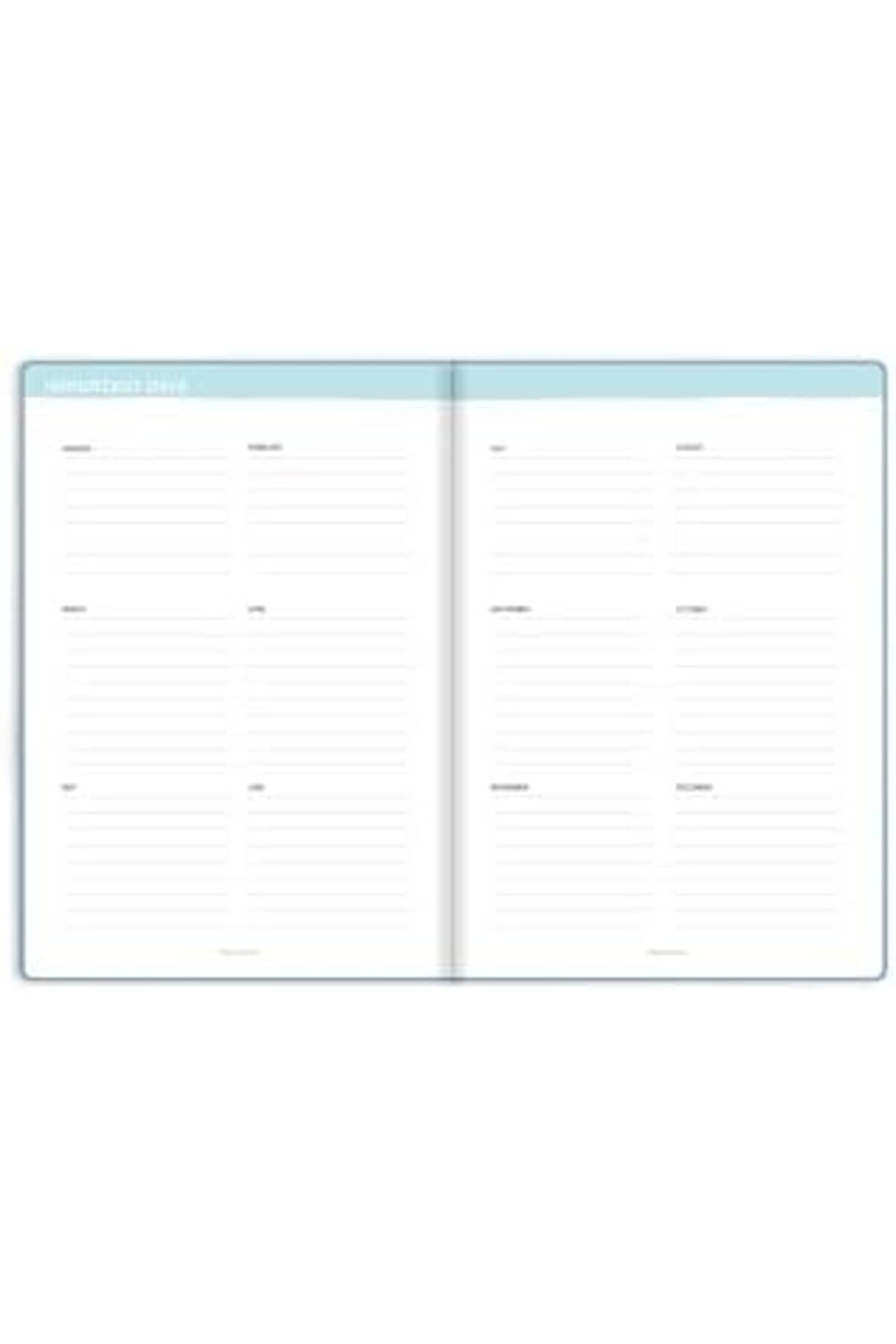 Modashi̇ne 15X21 Süresi̇z Planlayıcı Ajanda Defter Pembe Modascope 1014773