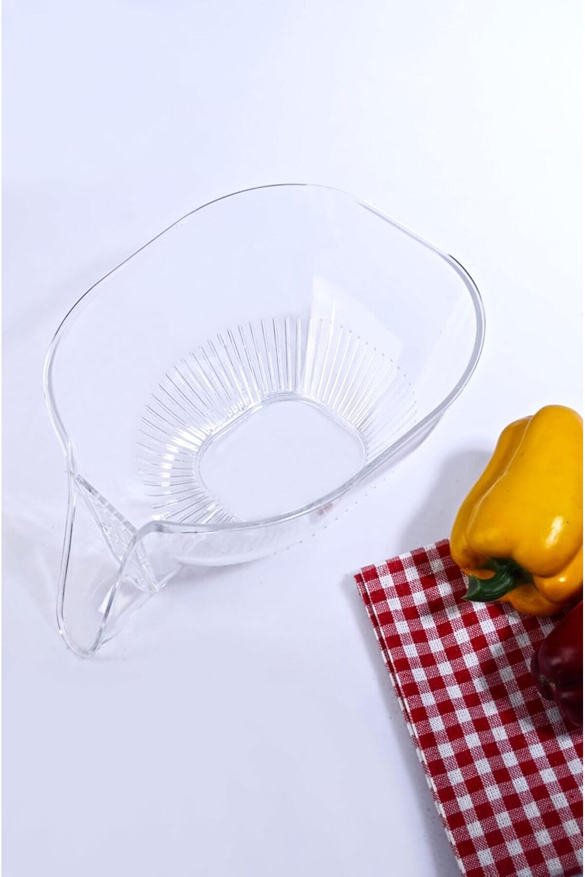 STOREMAX modashine DİYARI Şeffaf Pratik Mutfak Süzgeci Meyve Sebze Yıkama Süzme Süzgeci modascope 1014773