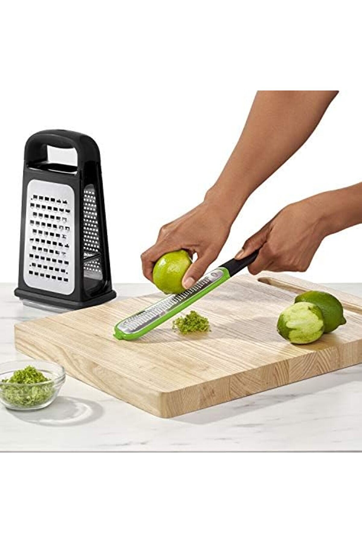 Modashi̇ne - Good Gri̇ps Rendeli̇ Kare Rende, İşlenmi̇ş Paslanmaz Çeli̇k Modascope 1014773