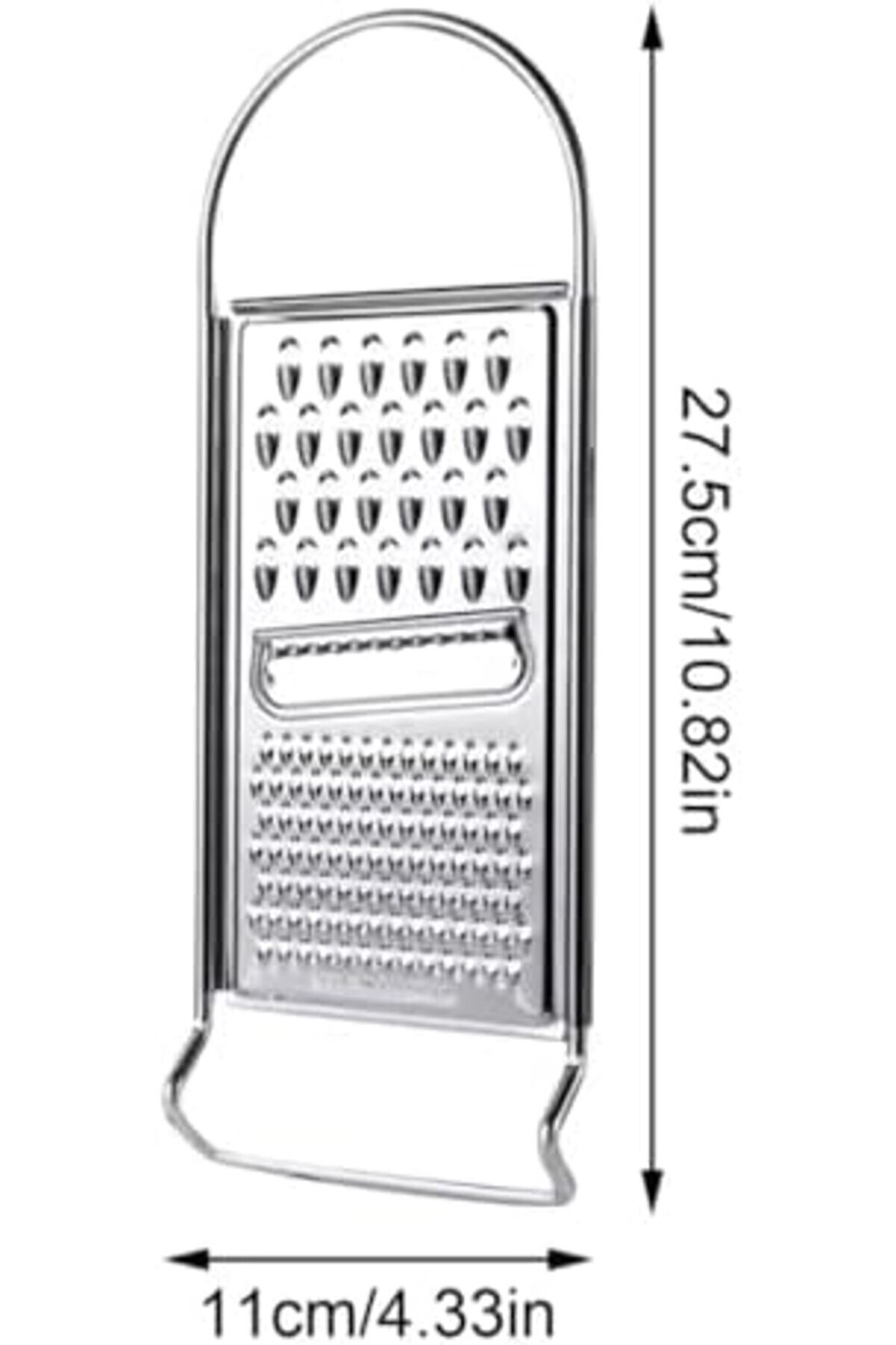 Modashi̇ne Rende Paslanmaz Çeli̇k Çok Amaçlı Ve Dayanıklı Tasarım Sebze Peyni̇r Ve Meyve Rendesi̇ Ergono